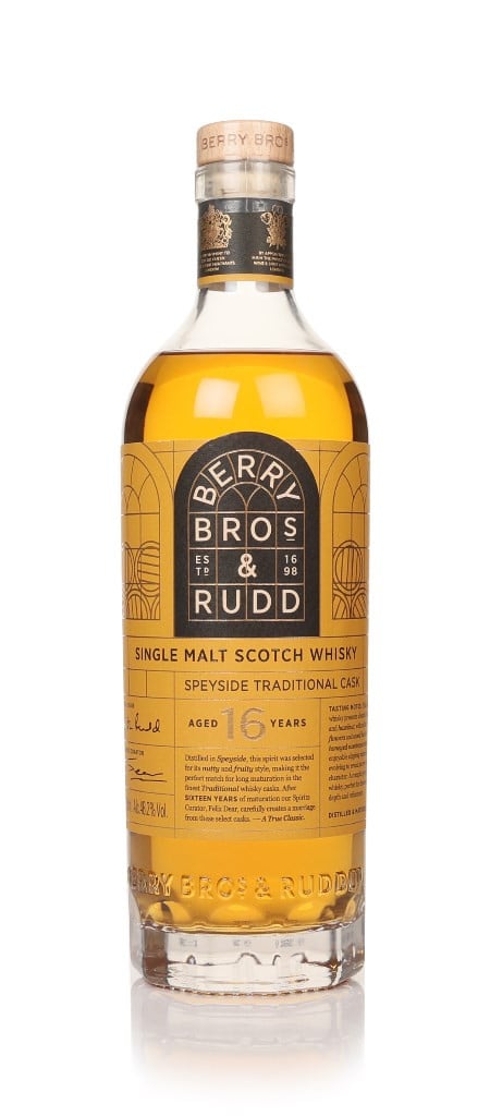 Berry Bros. & Rudd 16 Year Old Speyside Traditional Cask Single Malt - The Classic Range 70cl