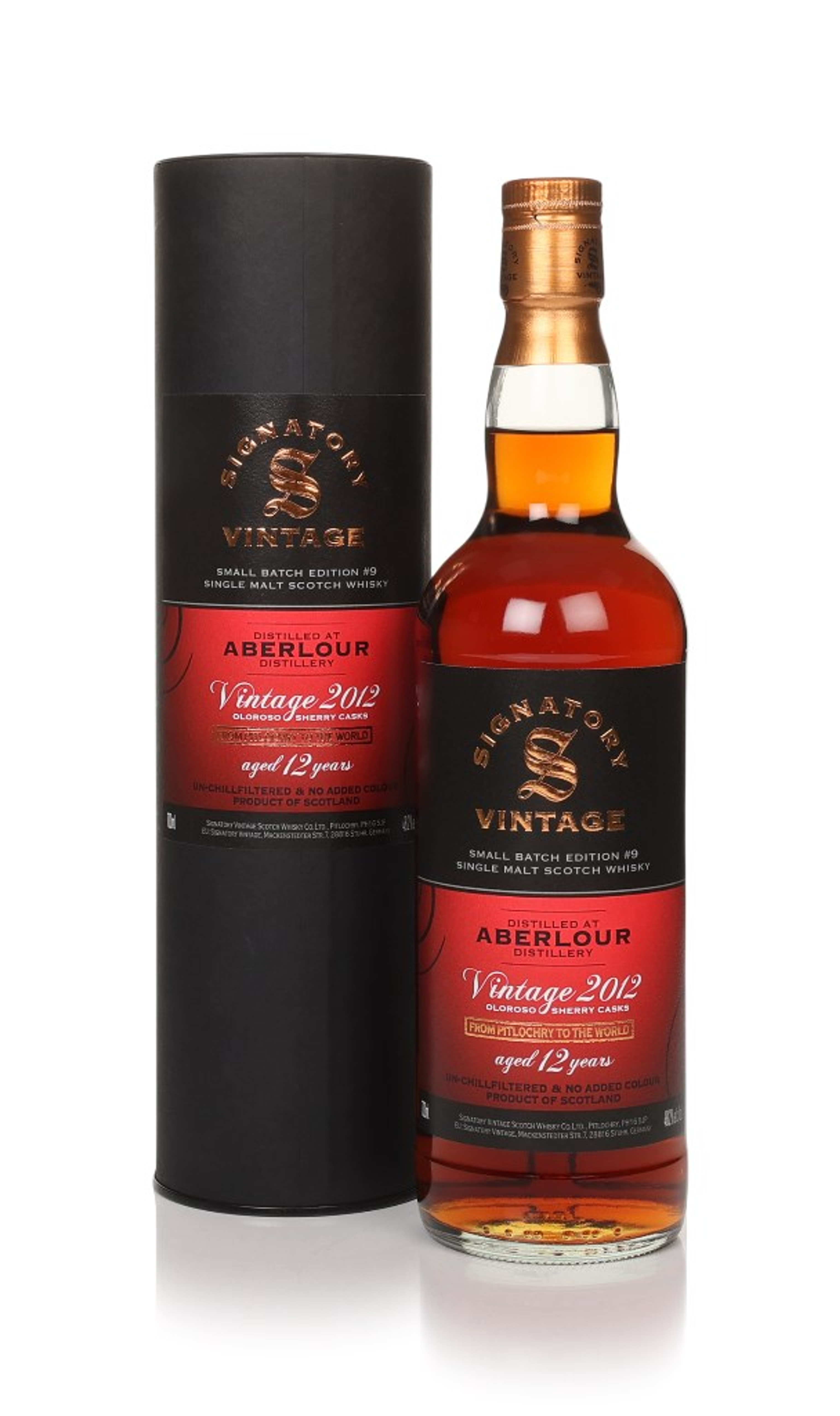 Aberlour 12 Year Old 2012 - Small Batch Edition #9 (Signatory) 70cl