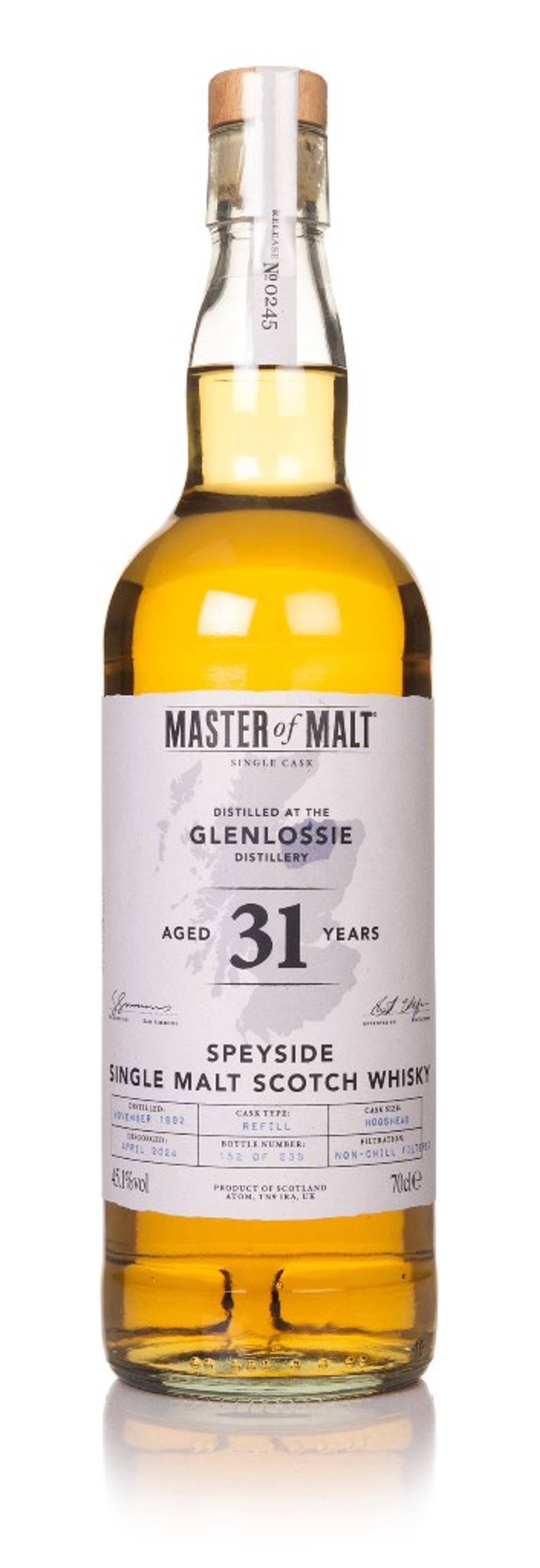 Glenlossie 31 Year Old 1992 Single Cask (Master of Malt) 70cl
