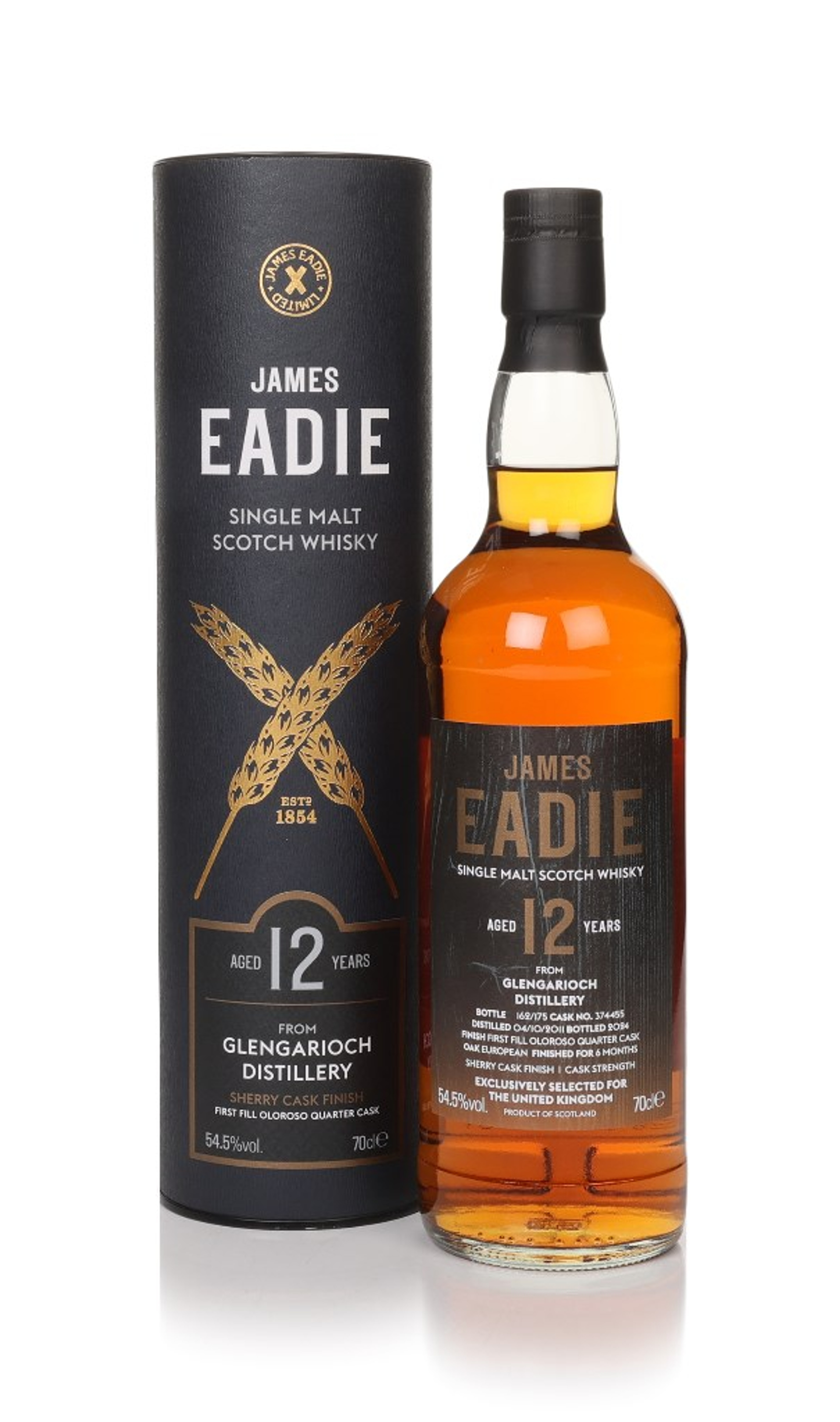 Glen Garioch 12 Year Old 2011 (cask 374455) - James Eadie 70cl