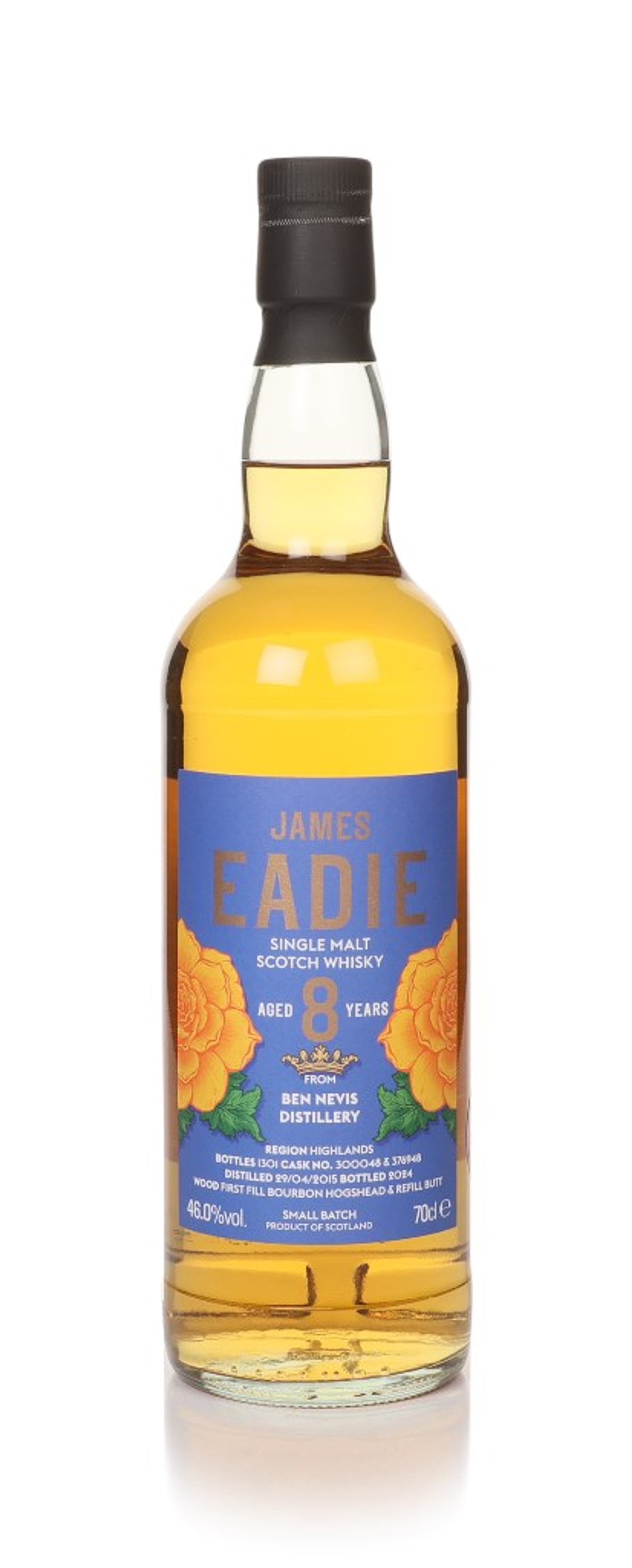 Ben Nevis 8 Year Old 2015 (casks 300048 & 376948) - Small Batch (James Eadie) 70cl
