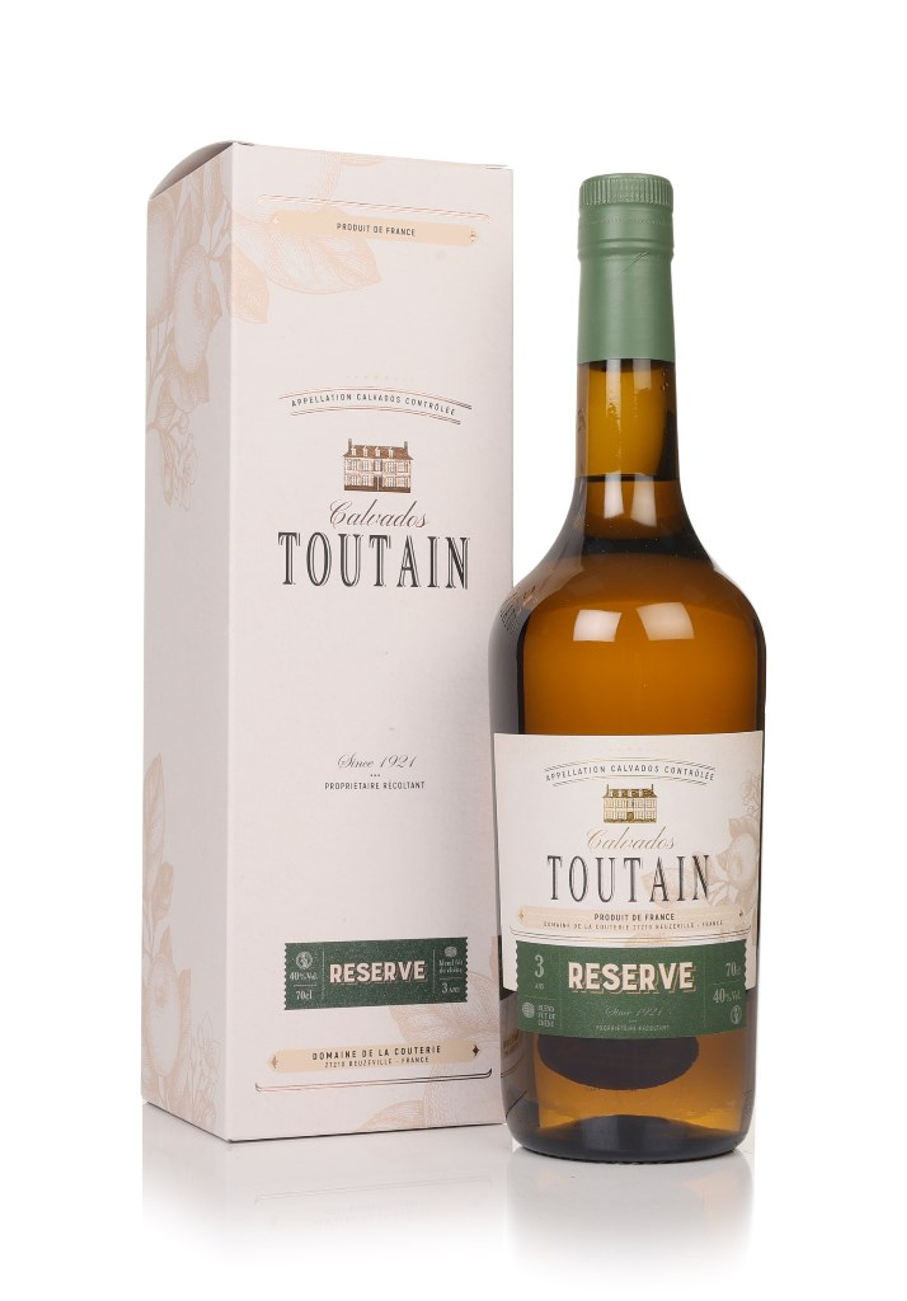 Calvados Toutain 3 Year Old Reserve 70cl
