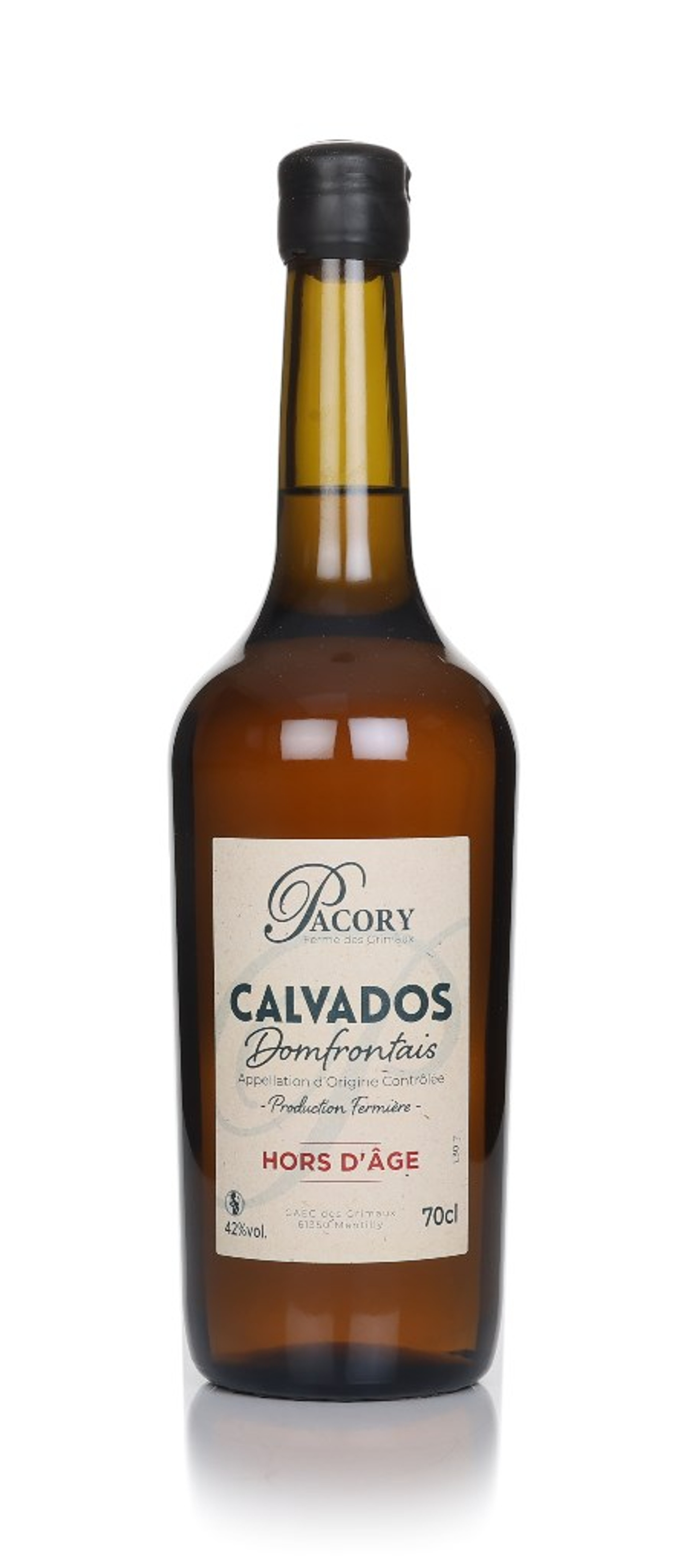 Calvados Domfrontais Hors d'Âge Domaine Pacory 70cl