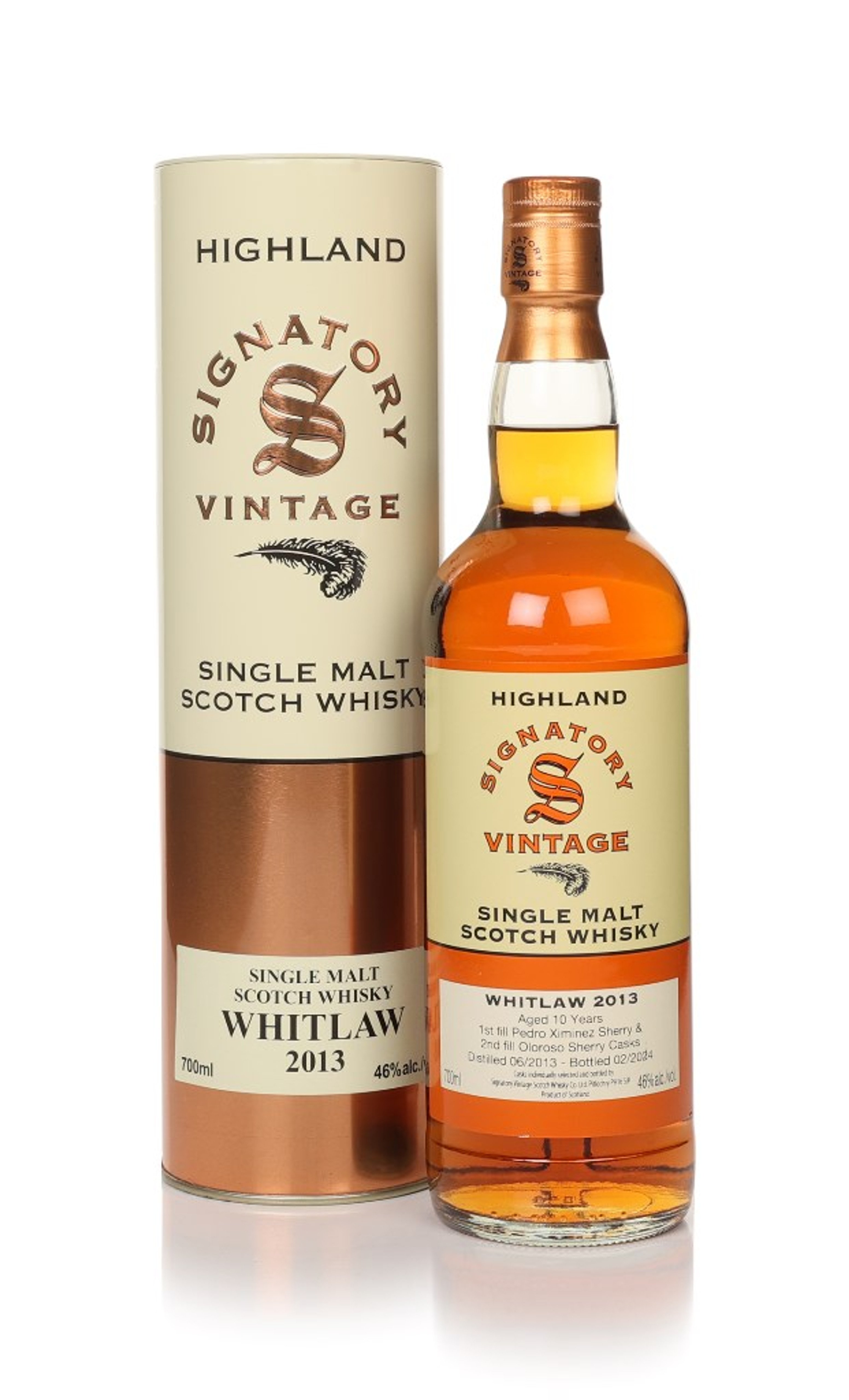 Whitlaw 10 Year Old 2013 - (Signatory) 70cl