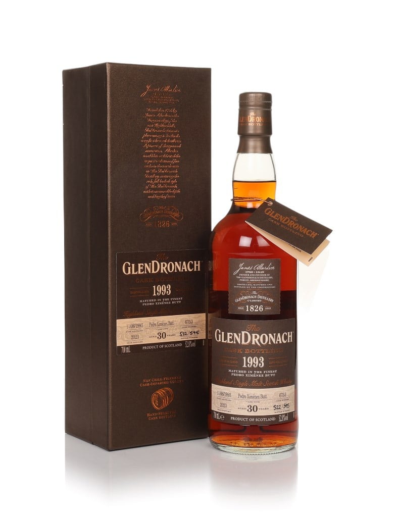 The GlenDronach 30 Year Old 1993 (cask 6753) - Pedro Ximénez Butt 70cl