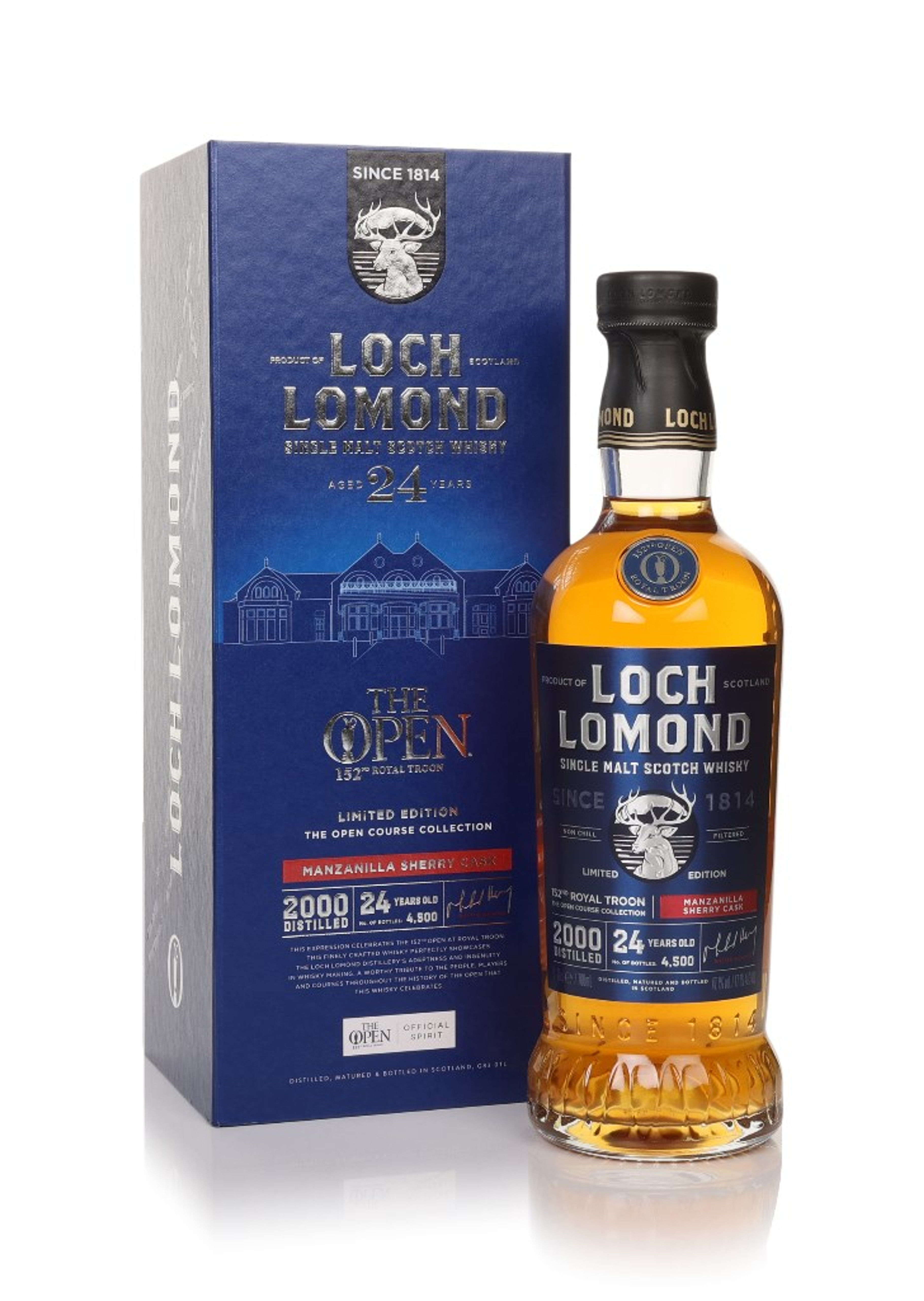 Loch Lomond 24 Year Old 2000 Open Course Collection - 152nd Royal Troon 2024 70cl