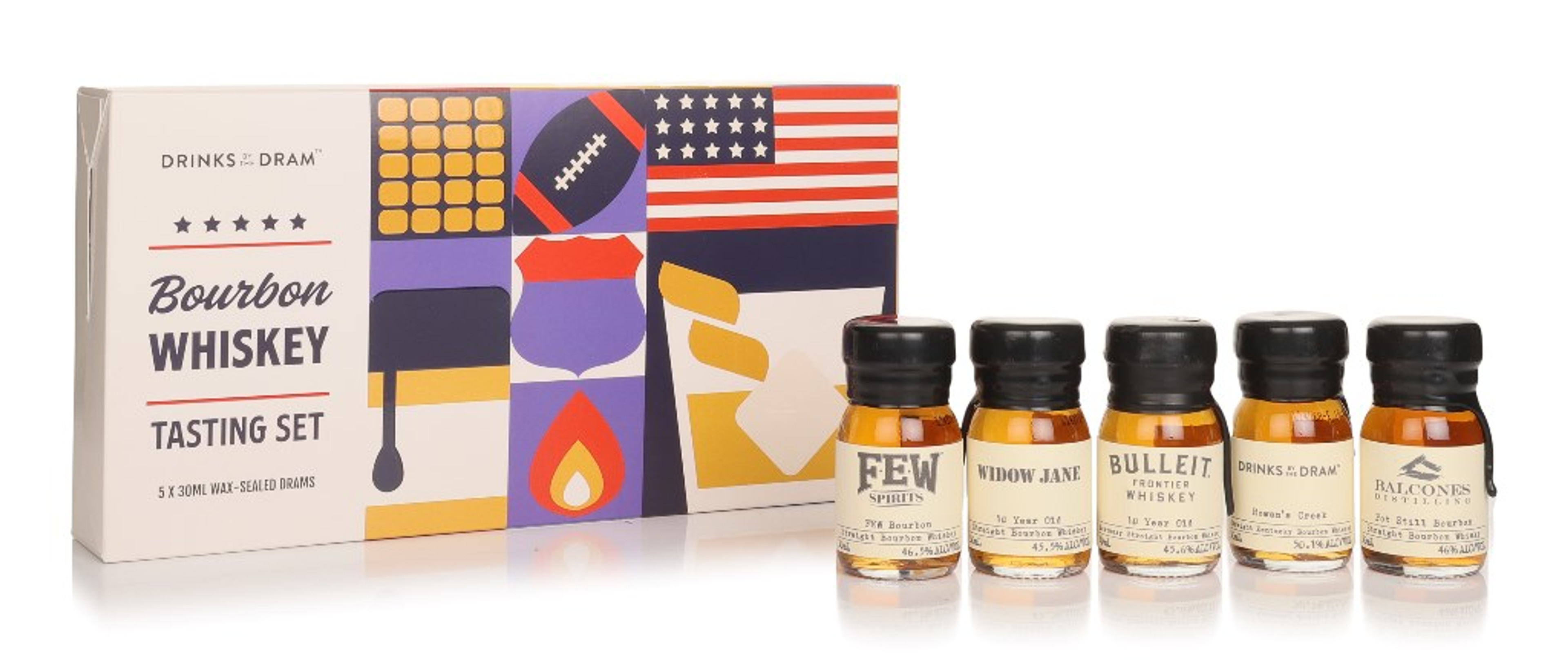 Bourbon Tasting Set (USA design) 15cl
