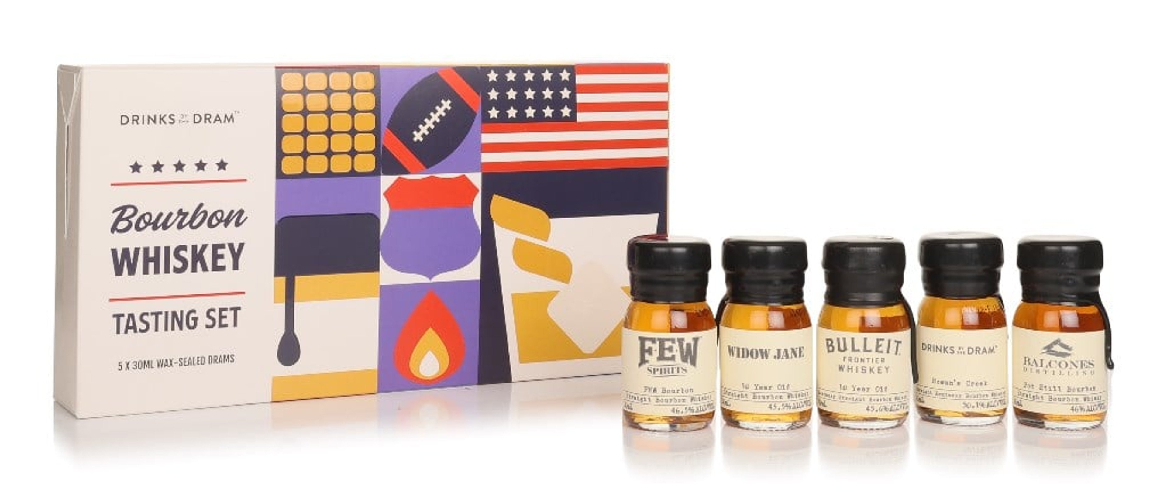 Bourbon Tasting Set (USA design) 15cl