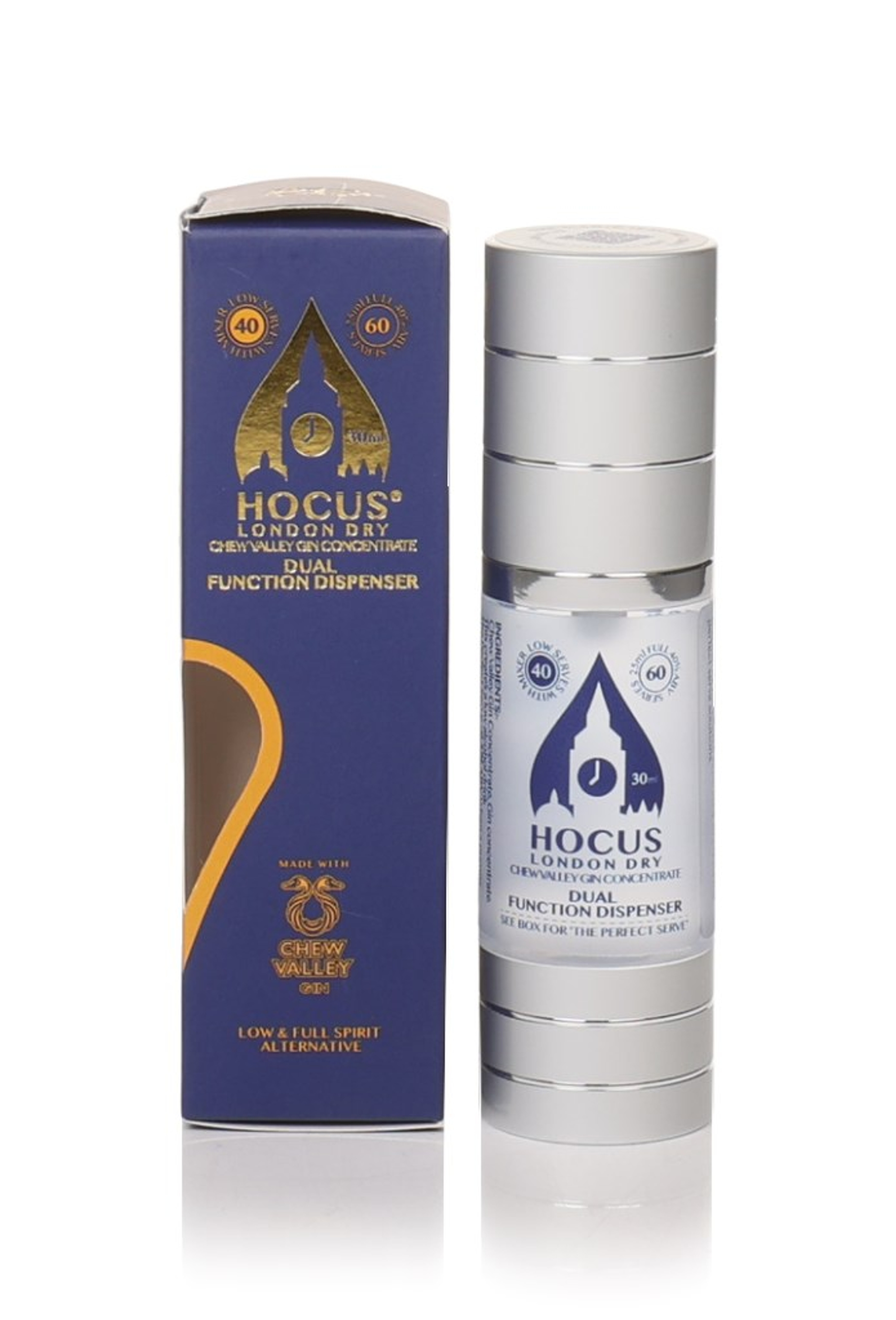 HOCUS Chew Valley London Dry Gin Dispenser 3cl