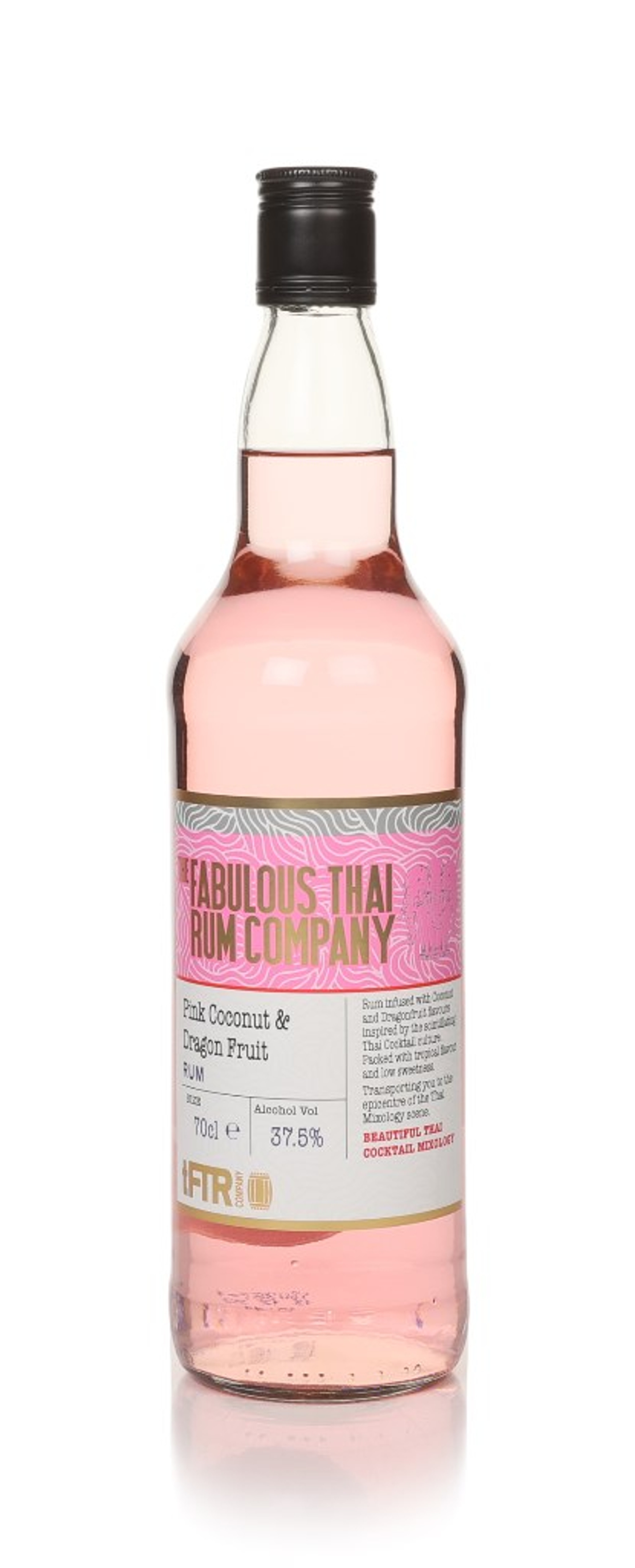 The Fabulous Thai Rum Company Pink Coconut & Dragon Fruit Rum 70cl