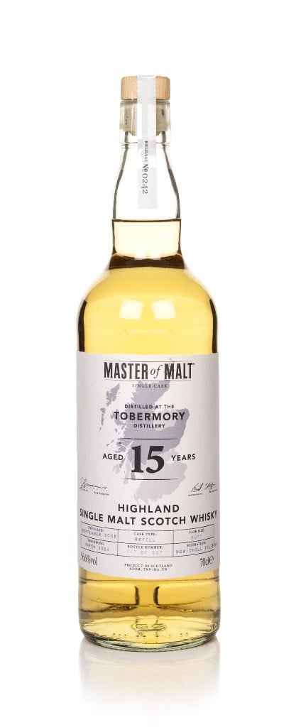Tobermory 15 Year Old 2008 Single Cask (Master of Malt) 70cl