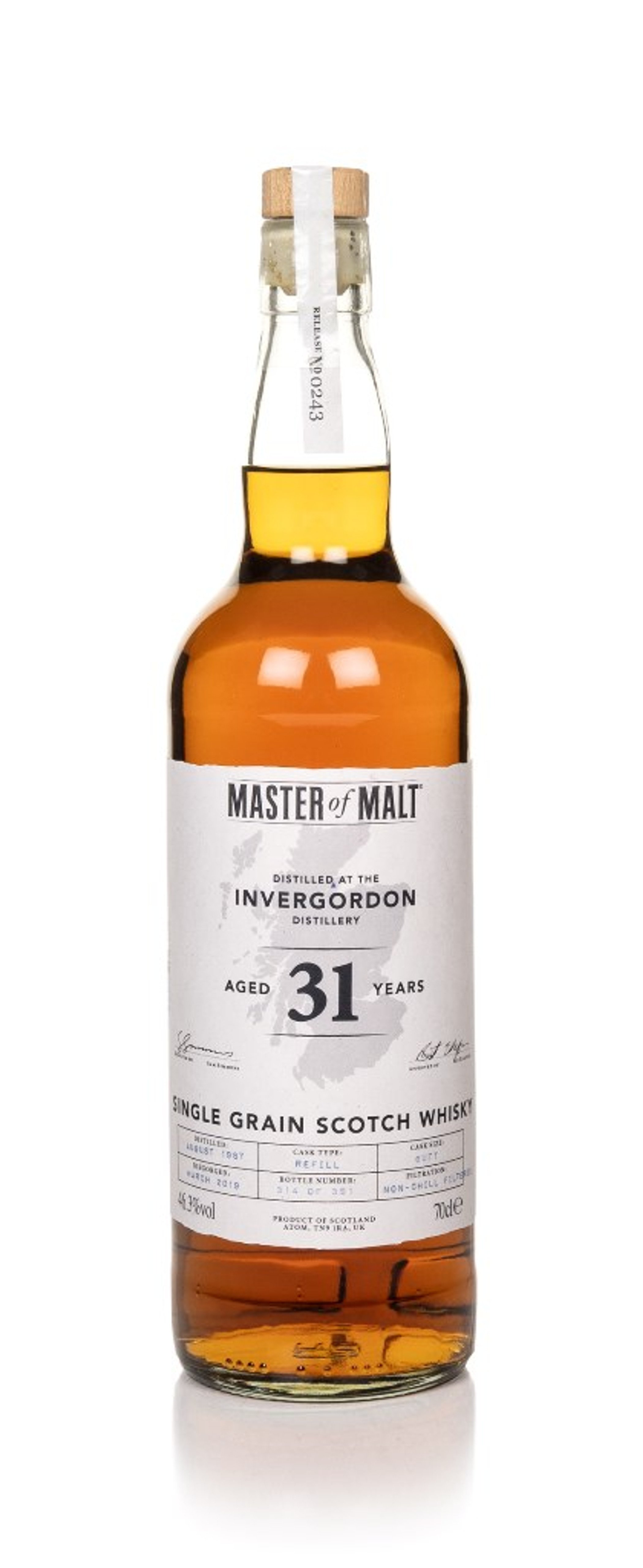 Invergordon 31 Year Old 1987 (Master of Malt) 70cl