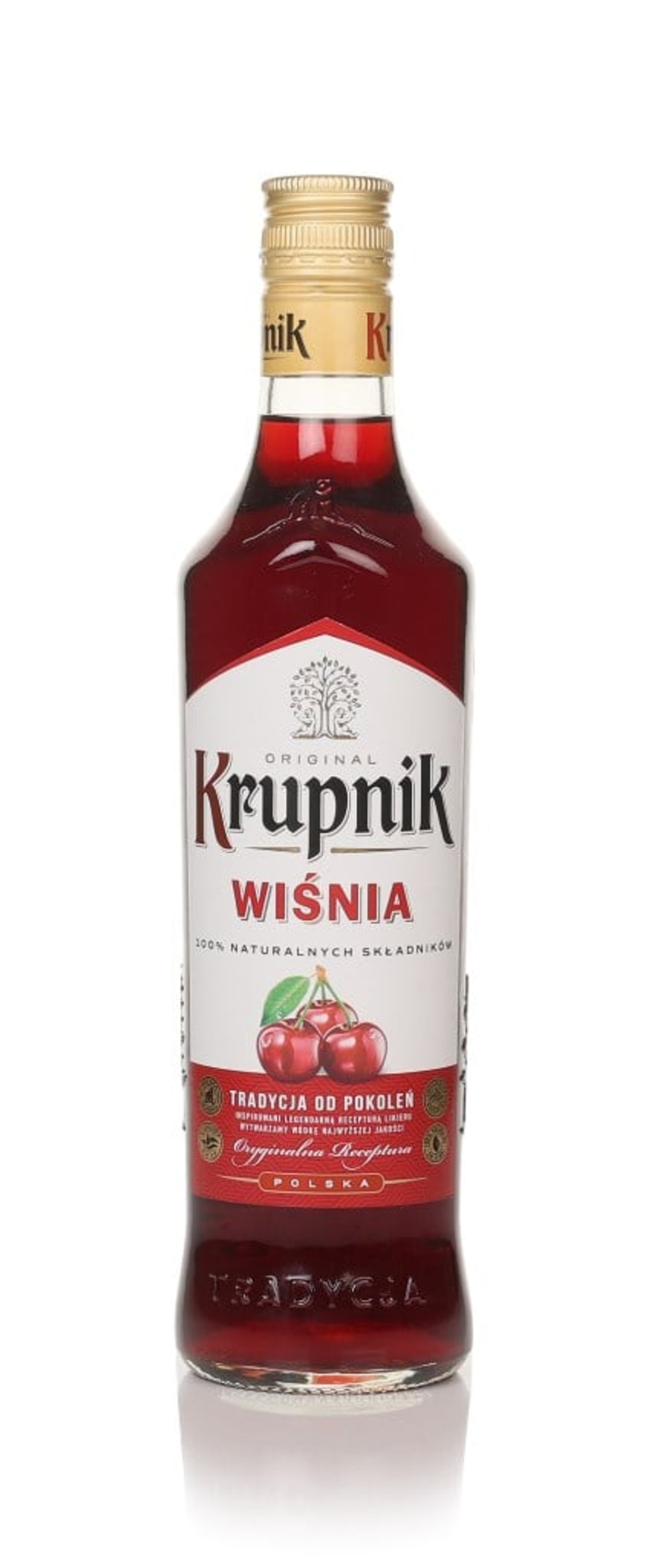 Krupnik Wisnia (Cherry) Liqueur (No Box / Torn Label) 50cl