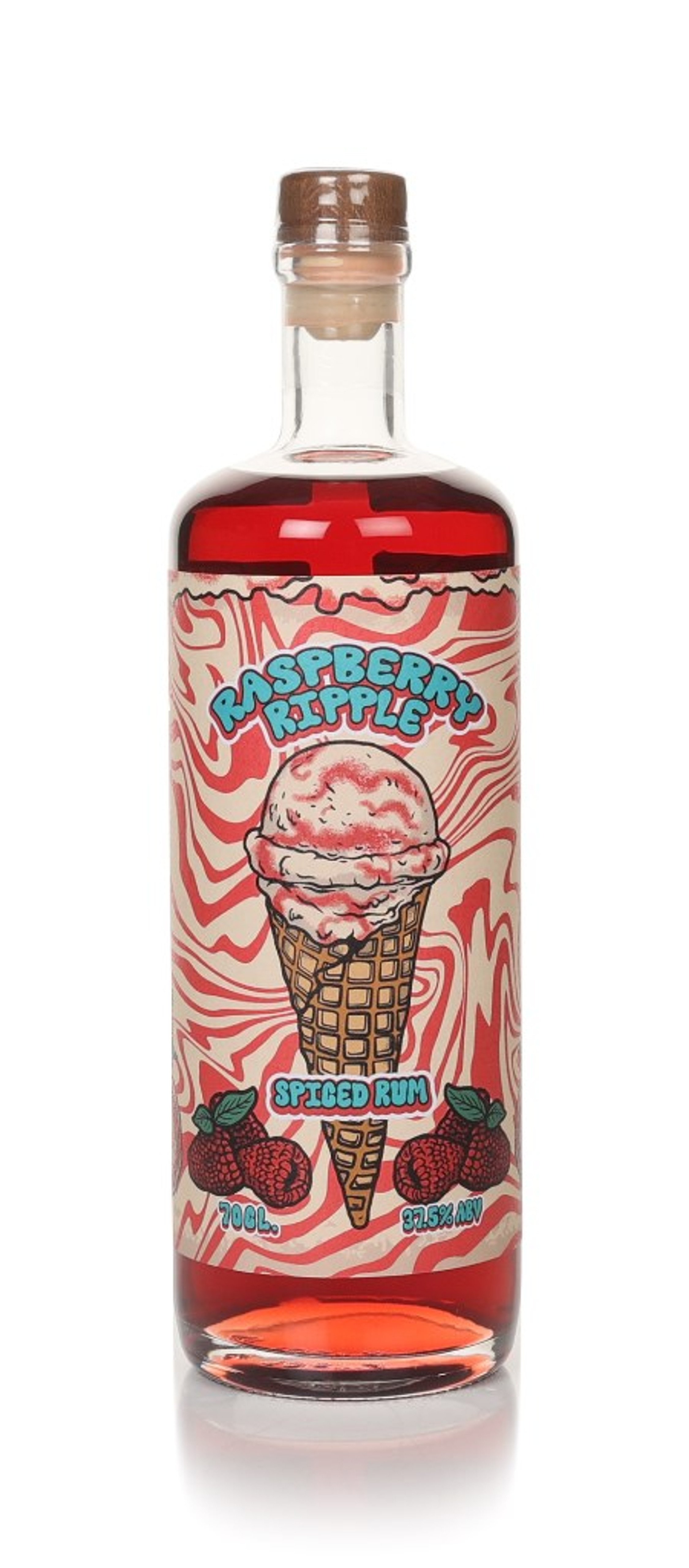The Custom Spirit Co. Raspberry Ripple Spiced Rum 70cl