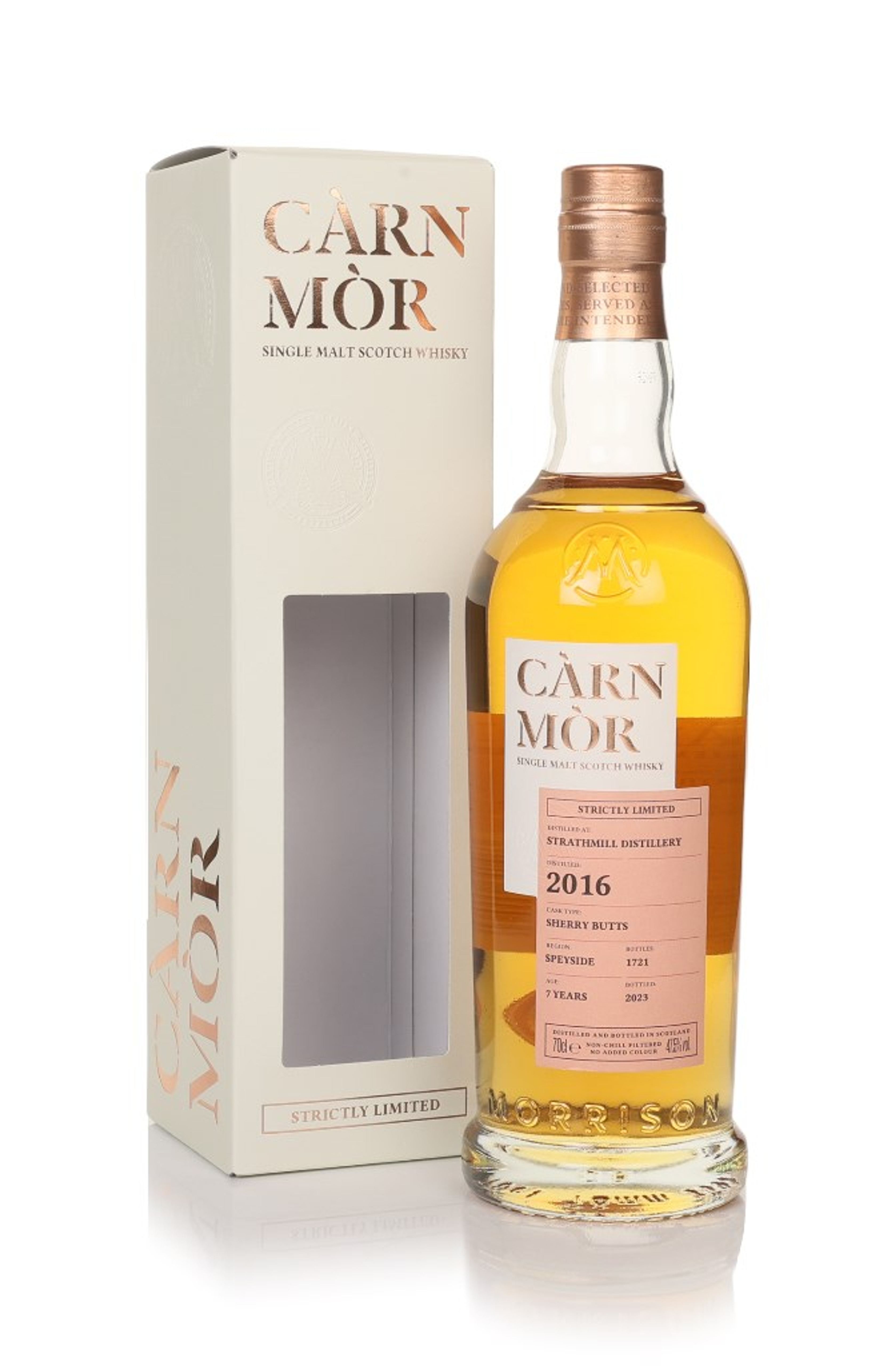 Strathmill 7 Year Old 2016 - Strictly Limited (Càrn Mòr) 70cl