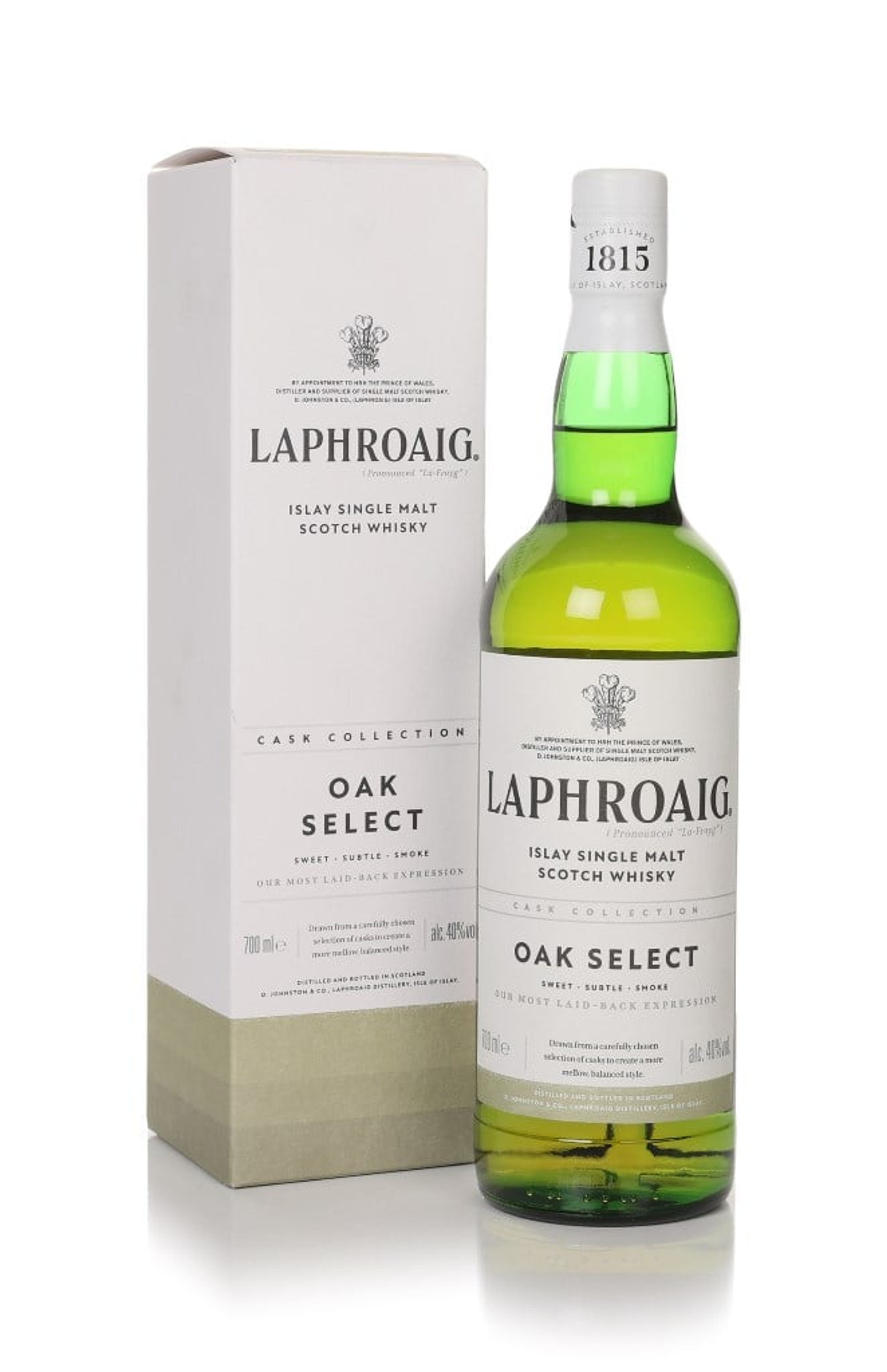 Laphroaig Oak Select (No Box / Torn Label) 70cl