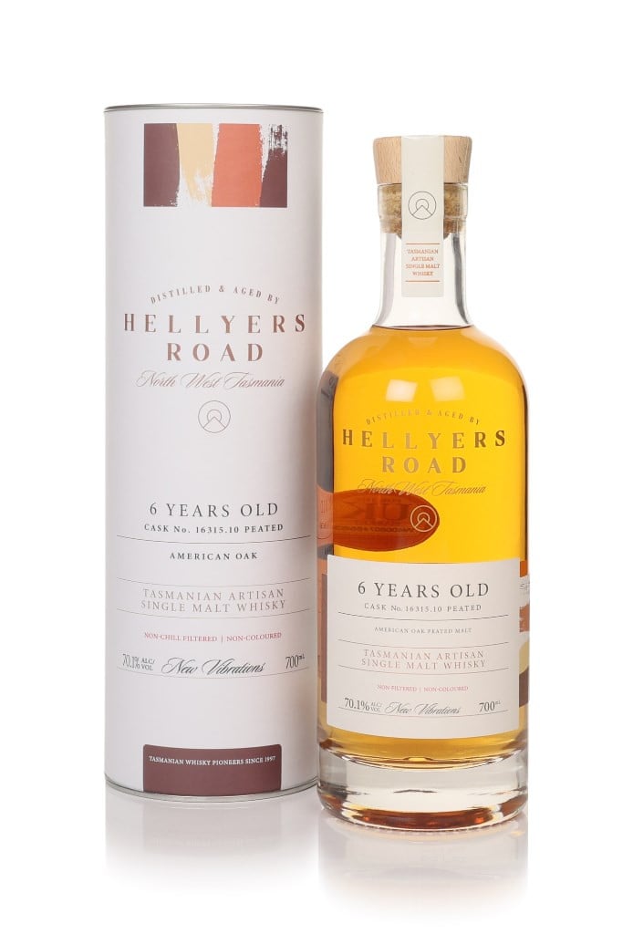Hellyers Road 6 Year Old 2016 (cask 16315.10) Peated - New Vibrations 70cl
