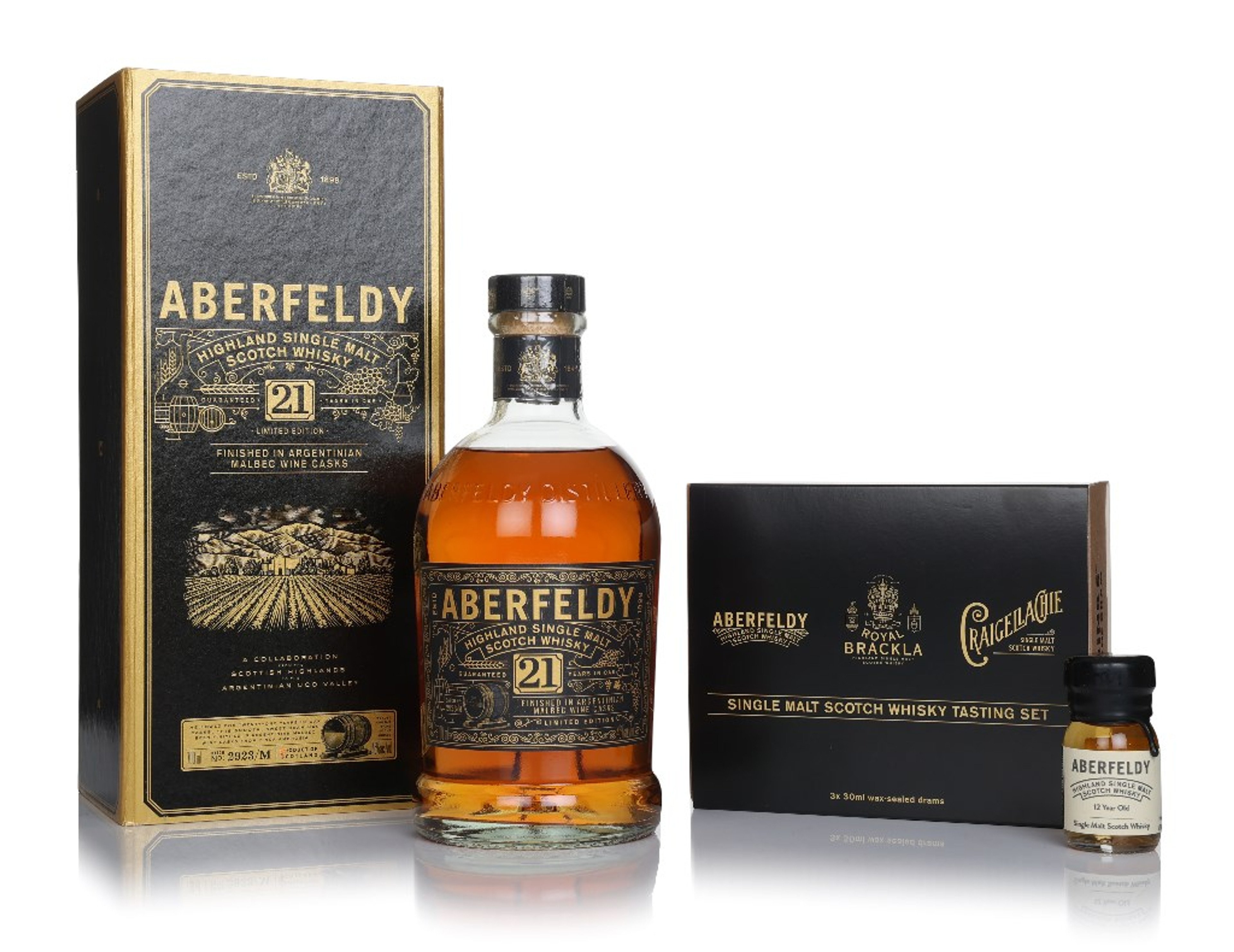 Aberfeldy 21 Year Old - Argentinian Malbec Wine Cask Finish 70cl