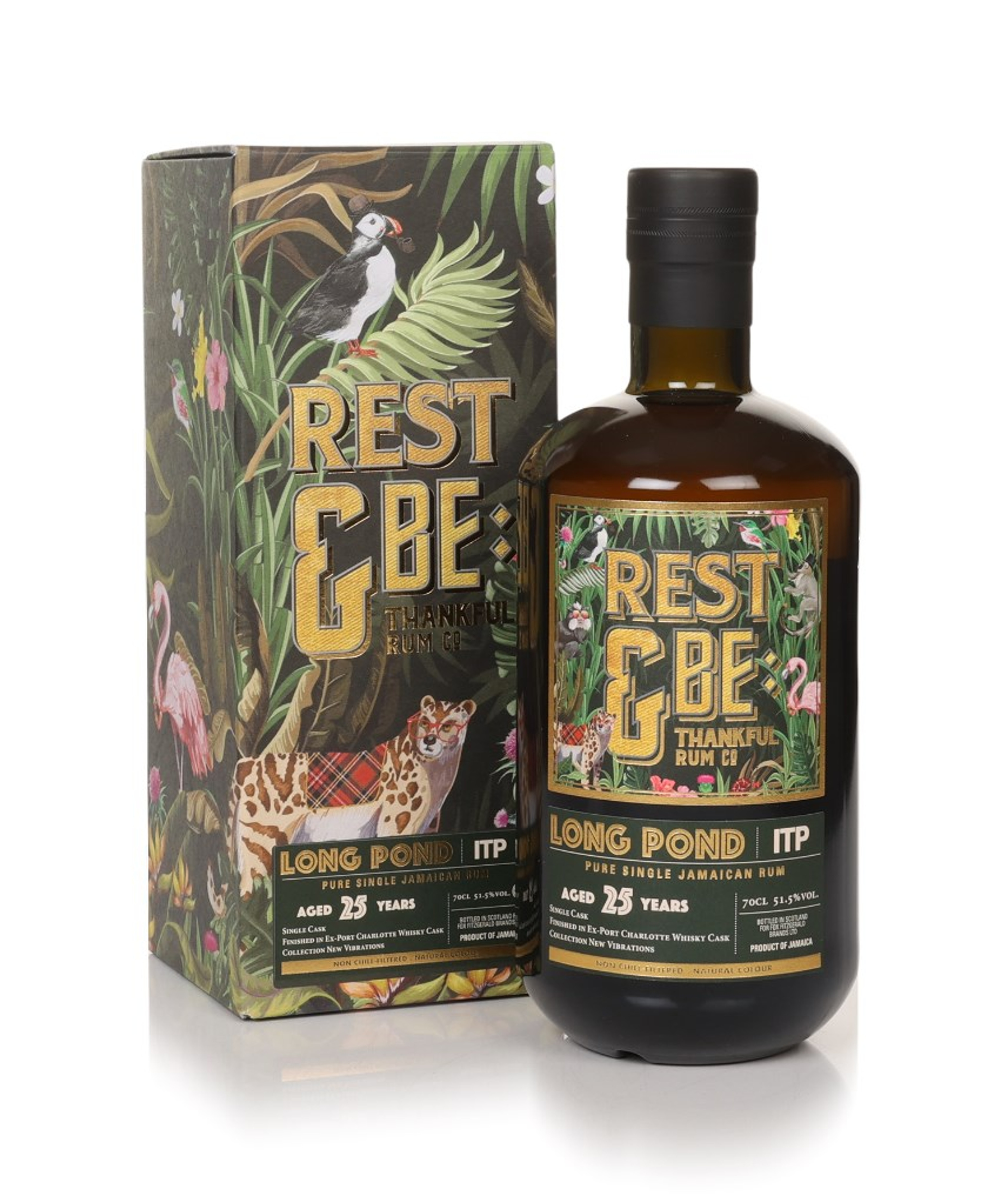 Long Pond 25 Year Old 1998 Jamaican Rum - New Vibrations - Rest & Be Thankful 70cl