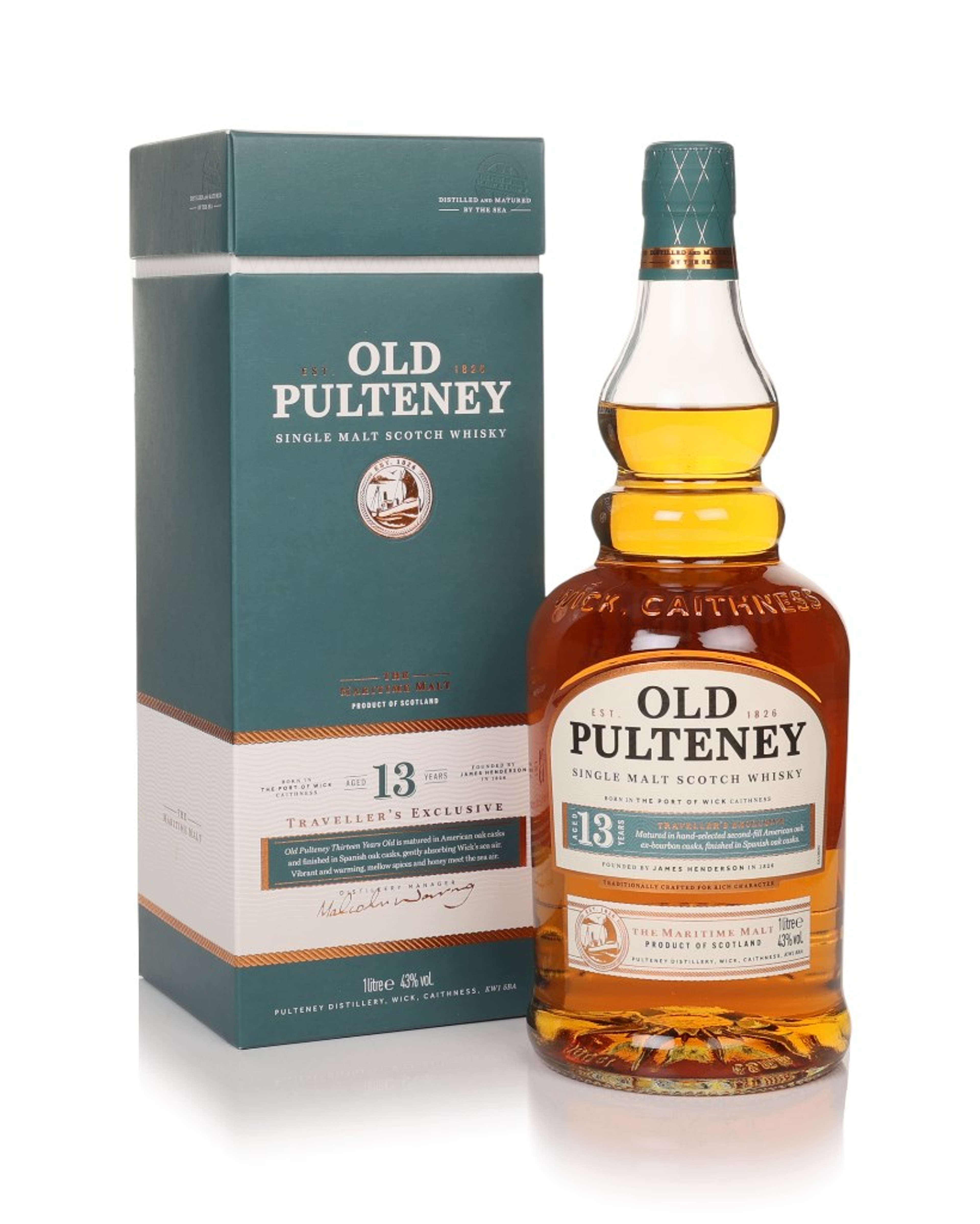 Old Pulteney 13 Year Old (1L) 100cl
