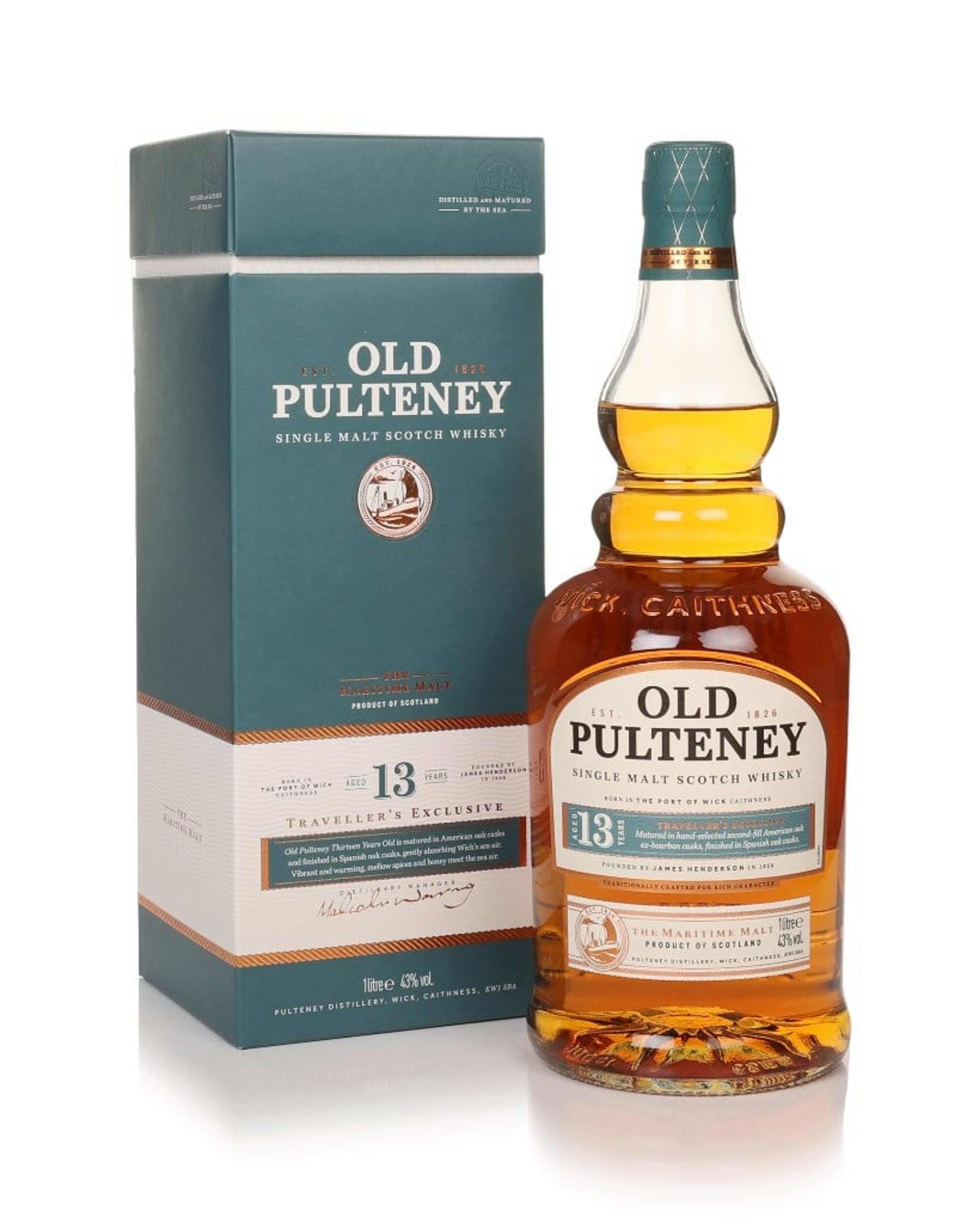 Old Pulteney 13 Year Old (1L) 100cl