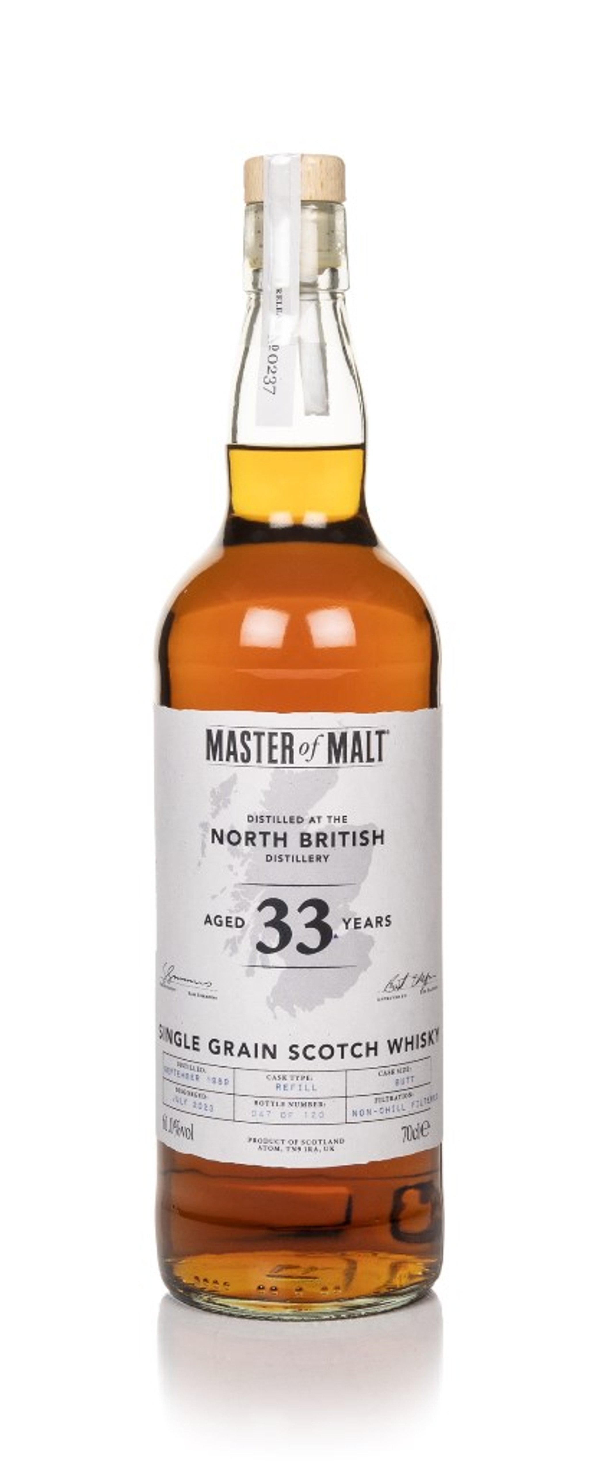 North British 33 Year Old 1989 (Master of Malt) 70cl