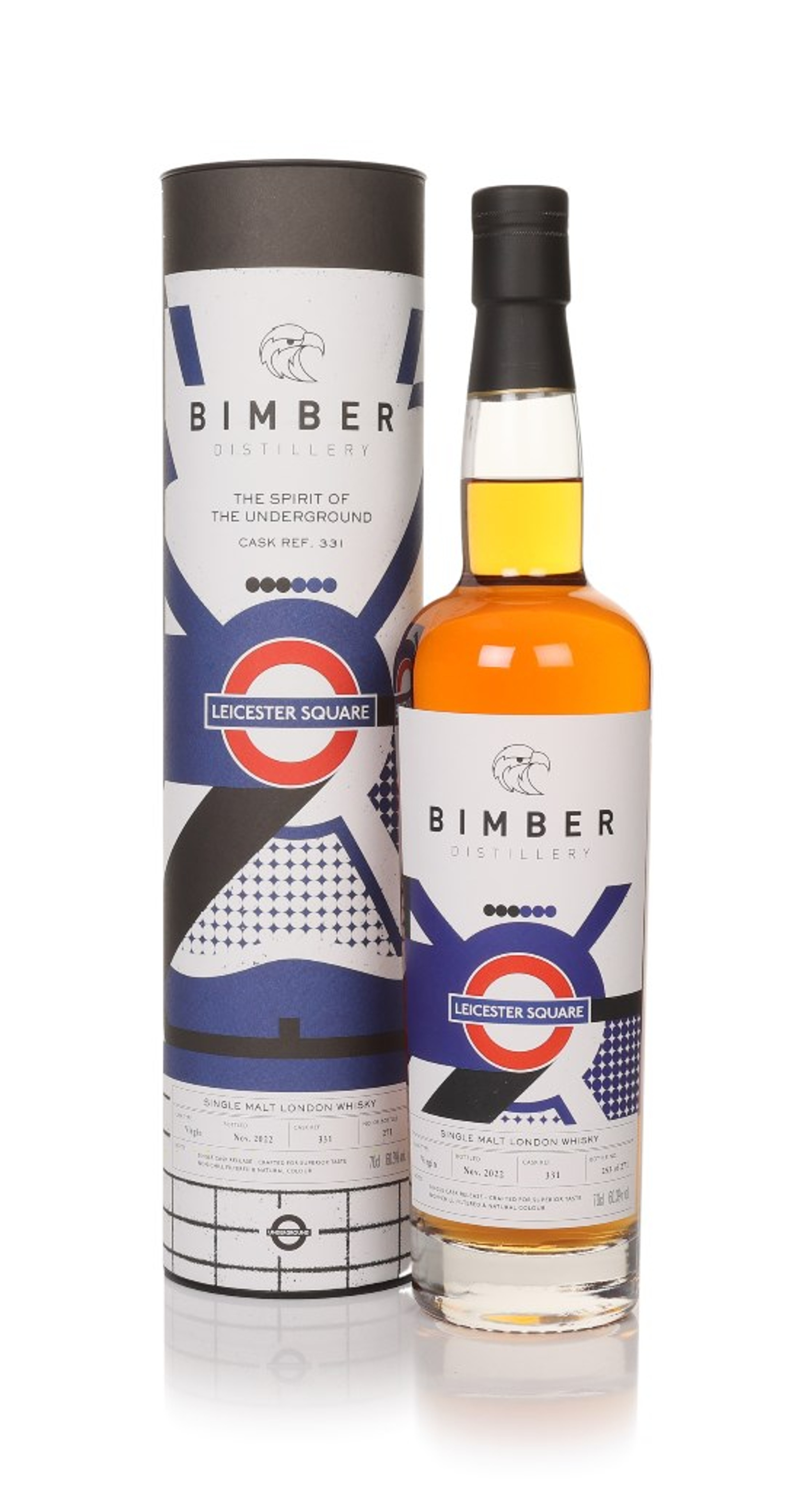Bimber Spirit of the Underground (cask 331) - Leicester Square 70cl