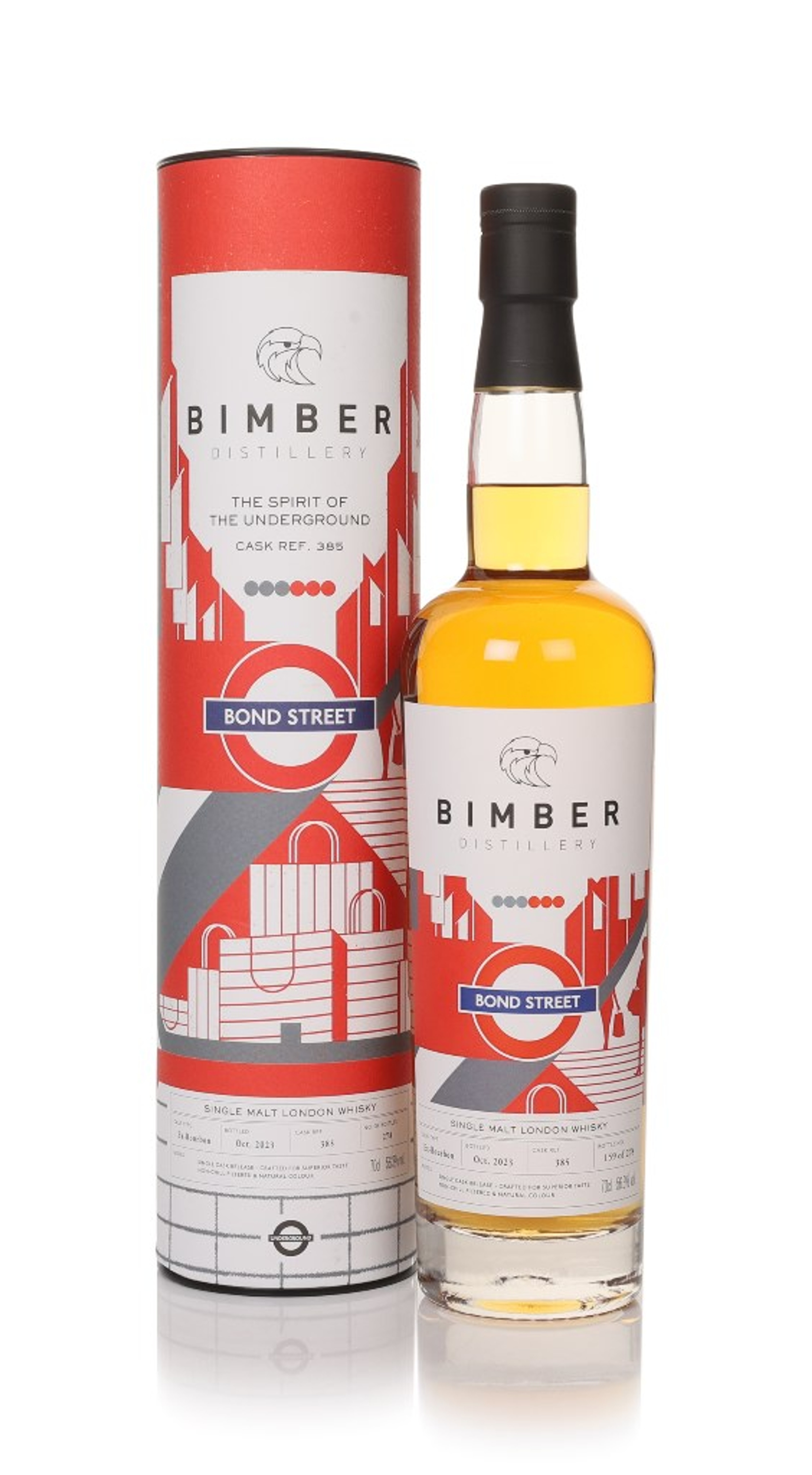 Bimber Spirit of the Underground (cask 385) - Bond Street 70cl