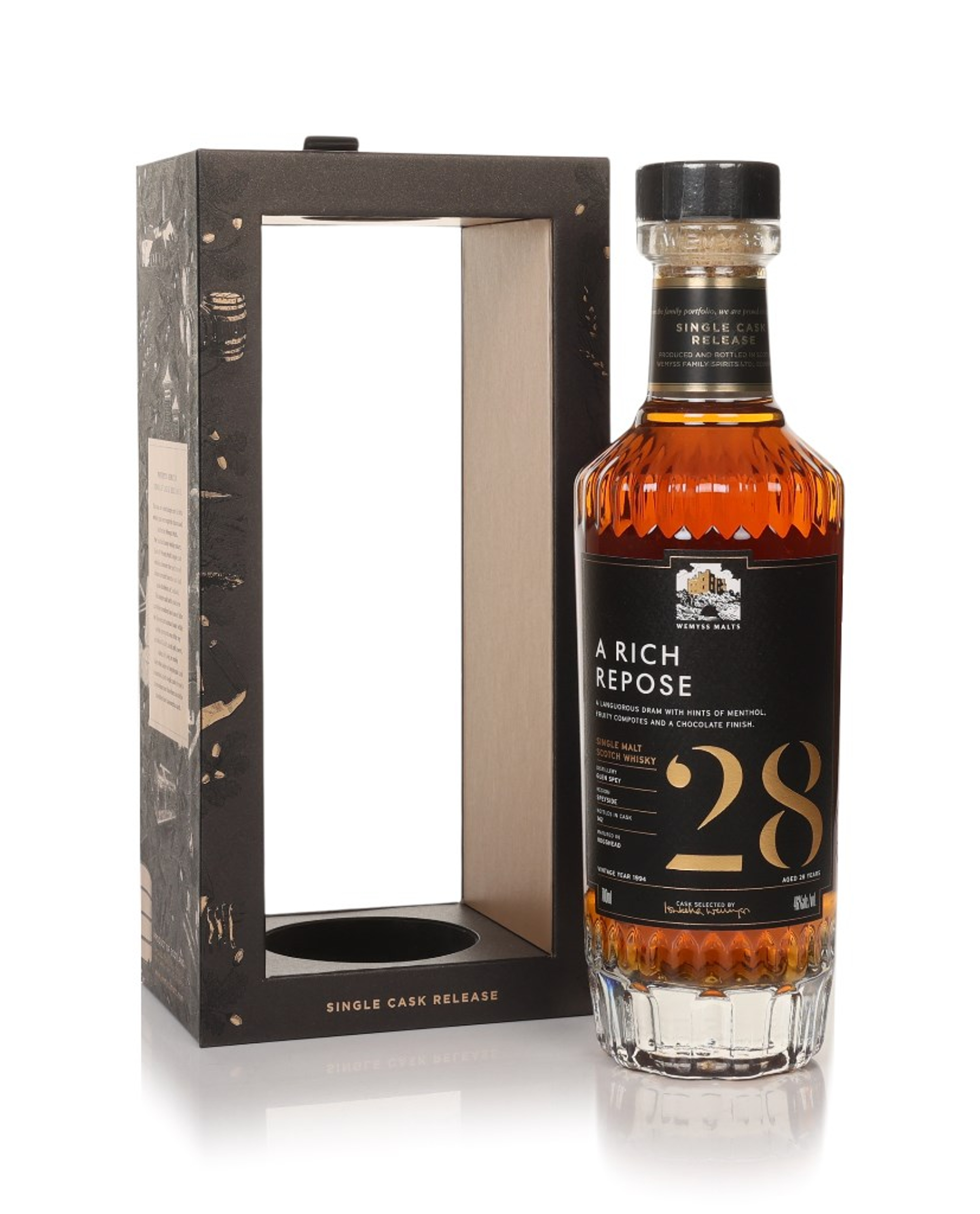 A Rich Repose 28 Year Old 1994 - Wemyss Malts (Glen Spey) 70cl