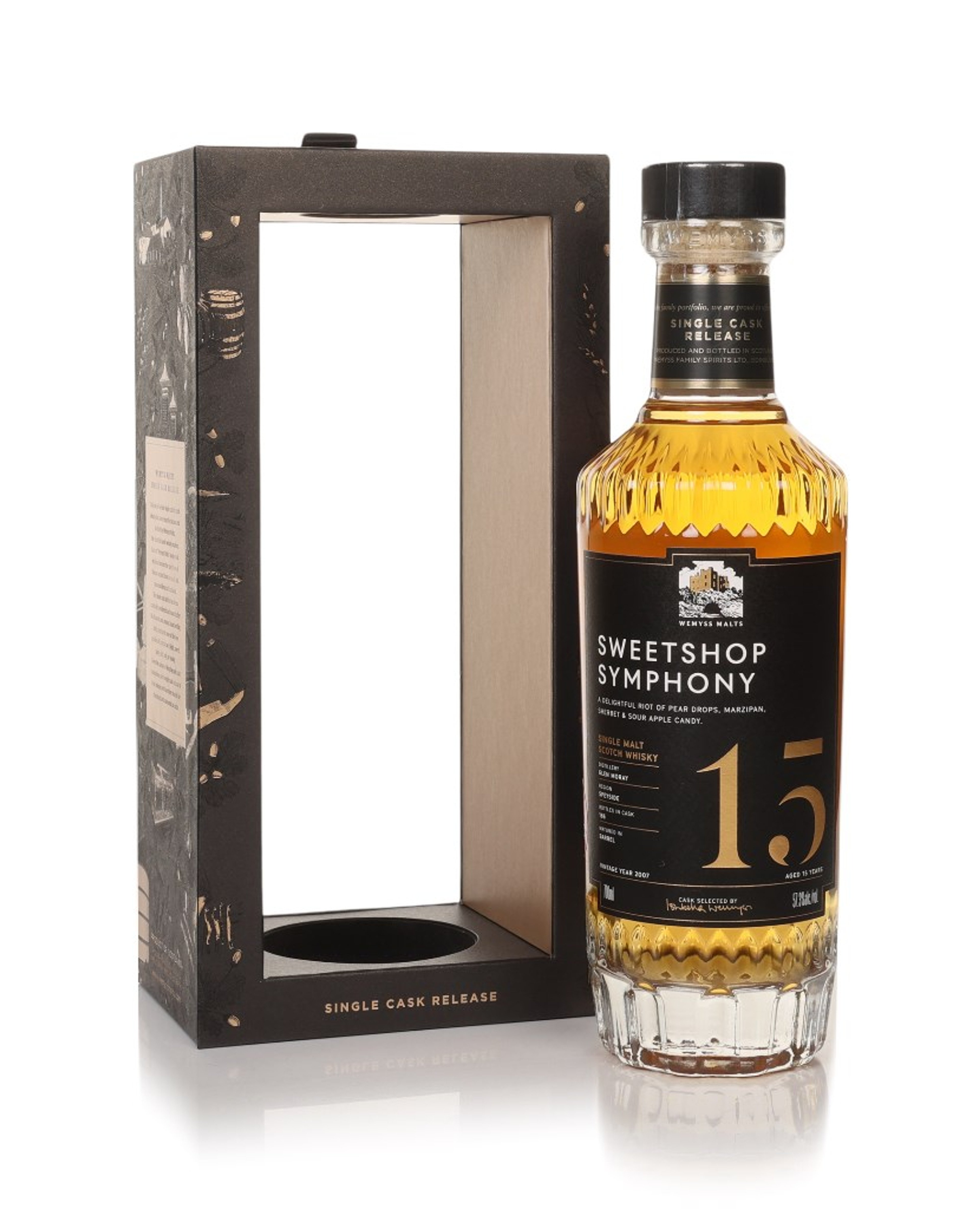 Sweetshop Symphony 15 Year Old 2007 - Wemyss Malts (Glen Moray) 70cl