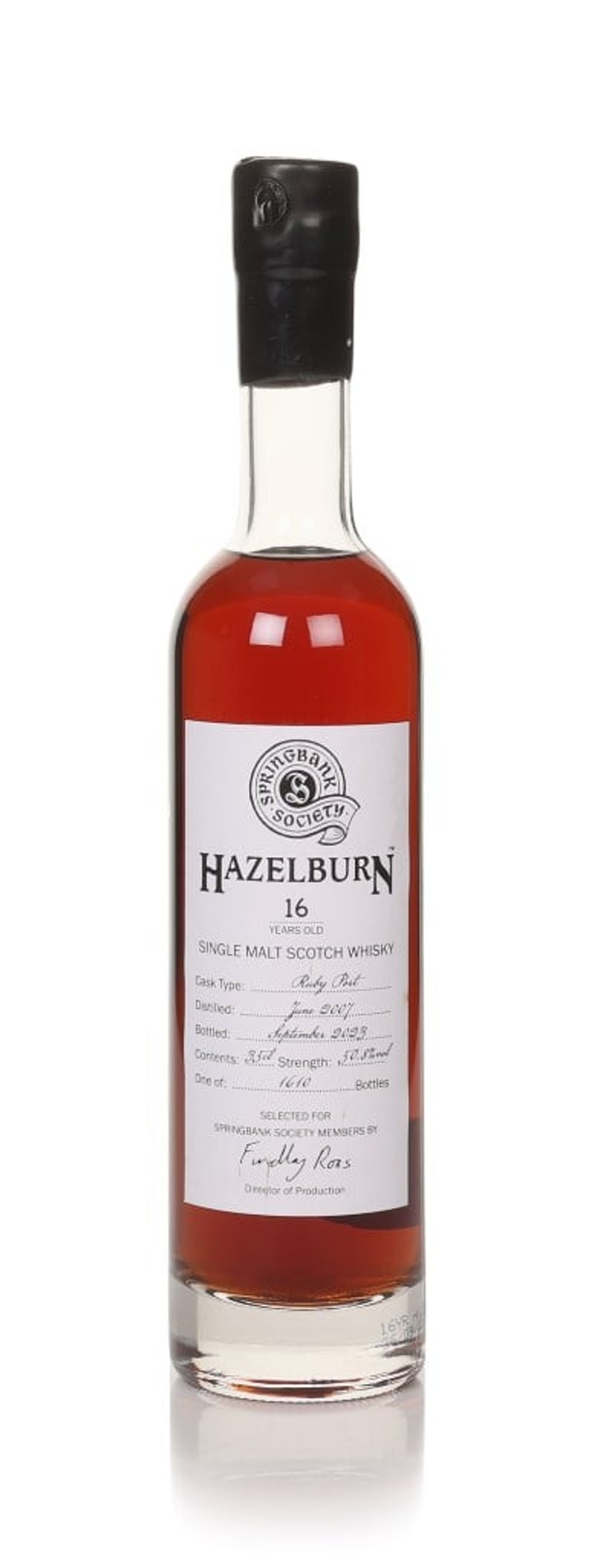 Hazelburn 16 Year Old 2007 - Springbank Society (35cl)