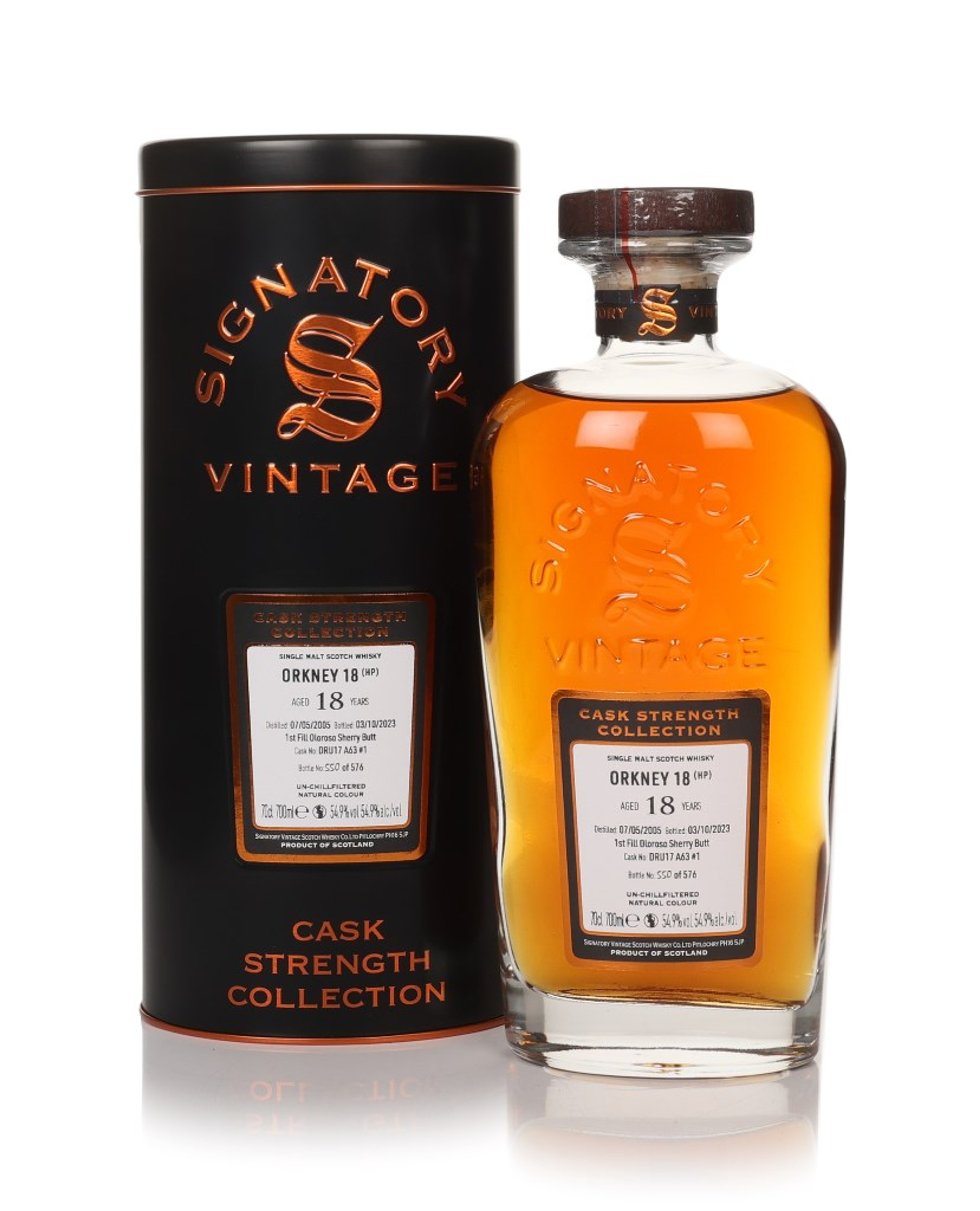 Secret Orkney 18 Year Old 2005 (cask DRU17/A63 #1) - Cask Strength Collection (Signatory) 70cl