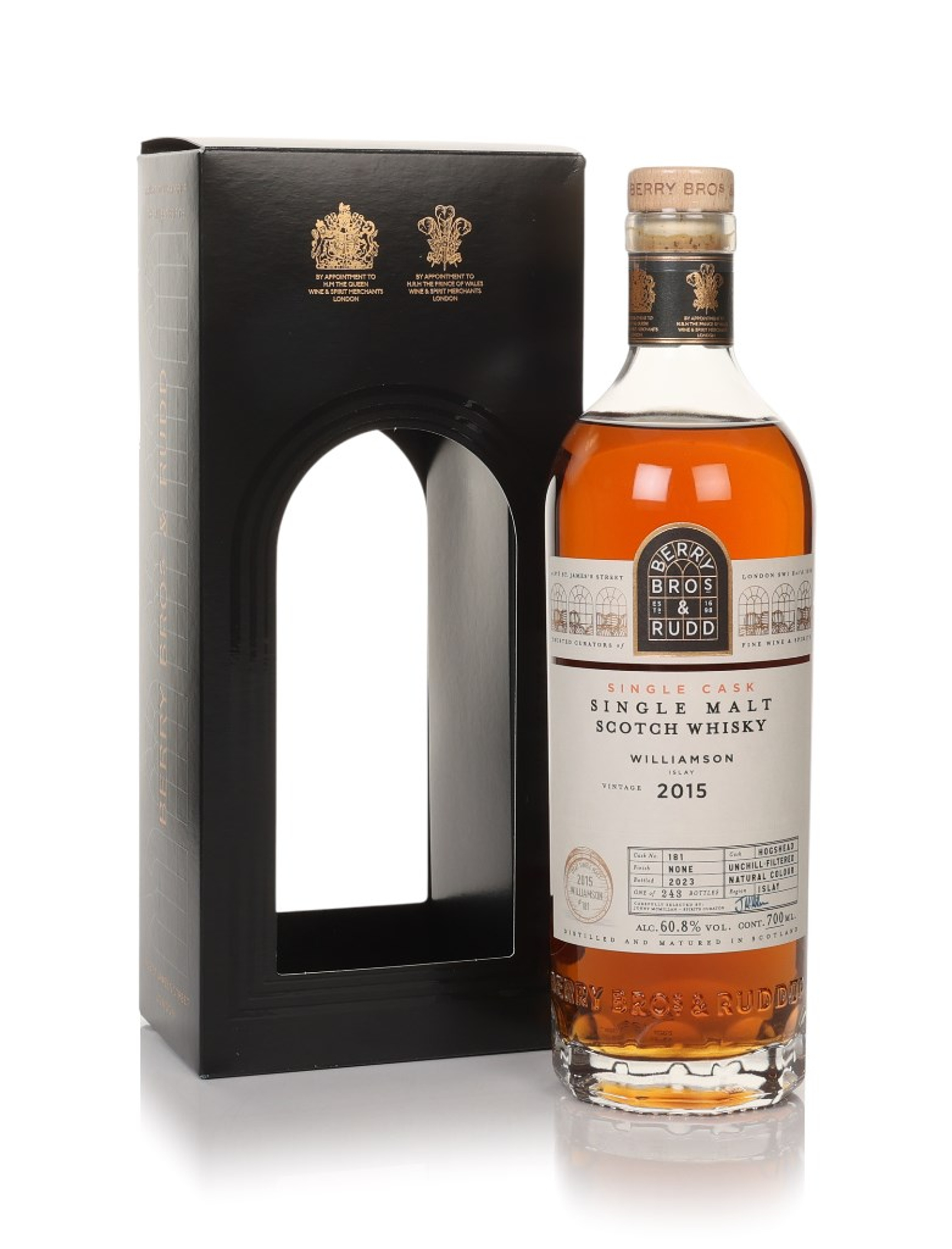 Williamson 2015 (bottled 2023) (cask 181) - Berry Bros. & Rudd 70cl