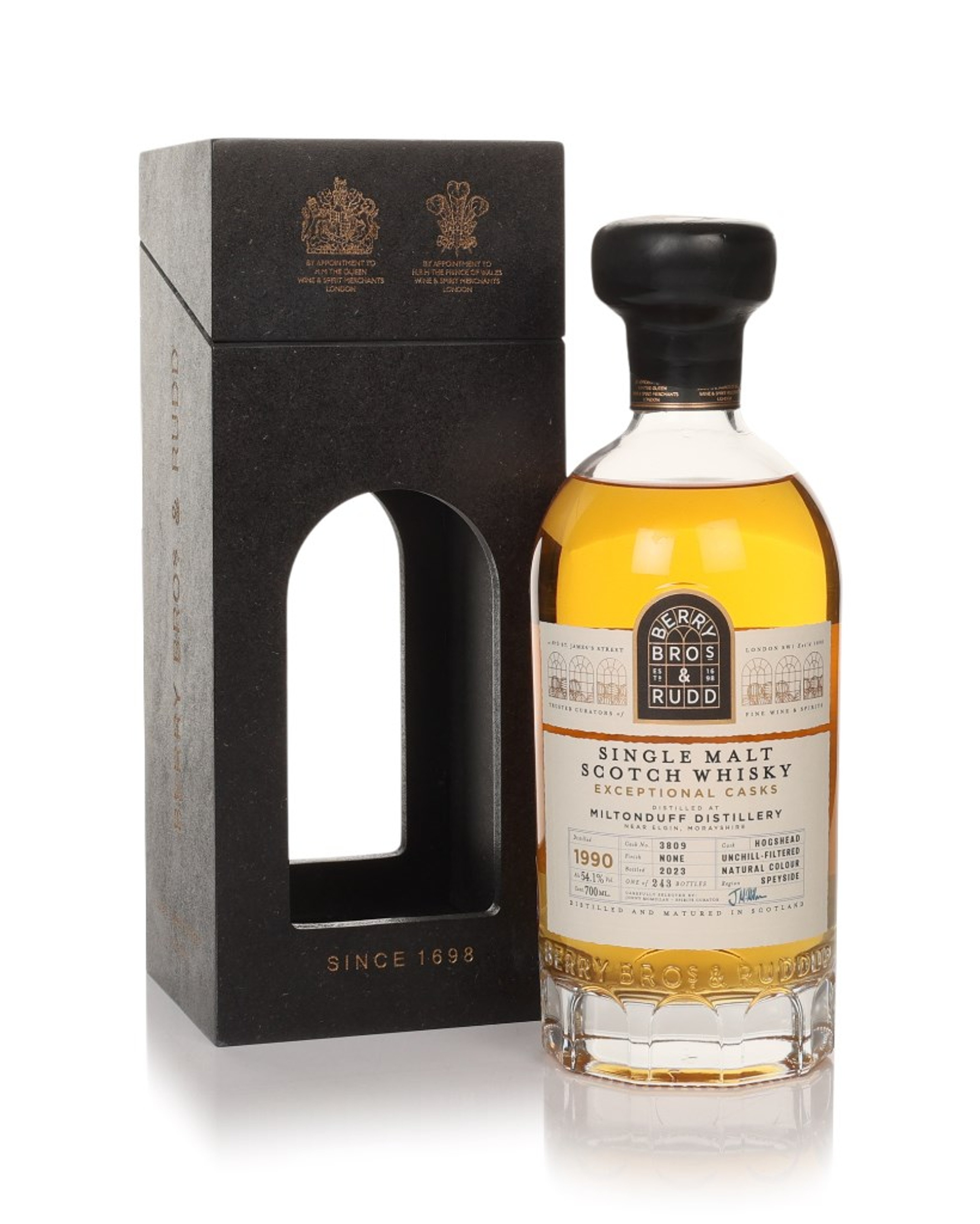 Miltonduff 1990 (bottled 2023) (cask 3809) - Berry Bros. & Rudd 70cl