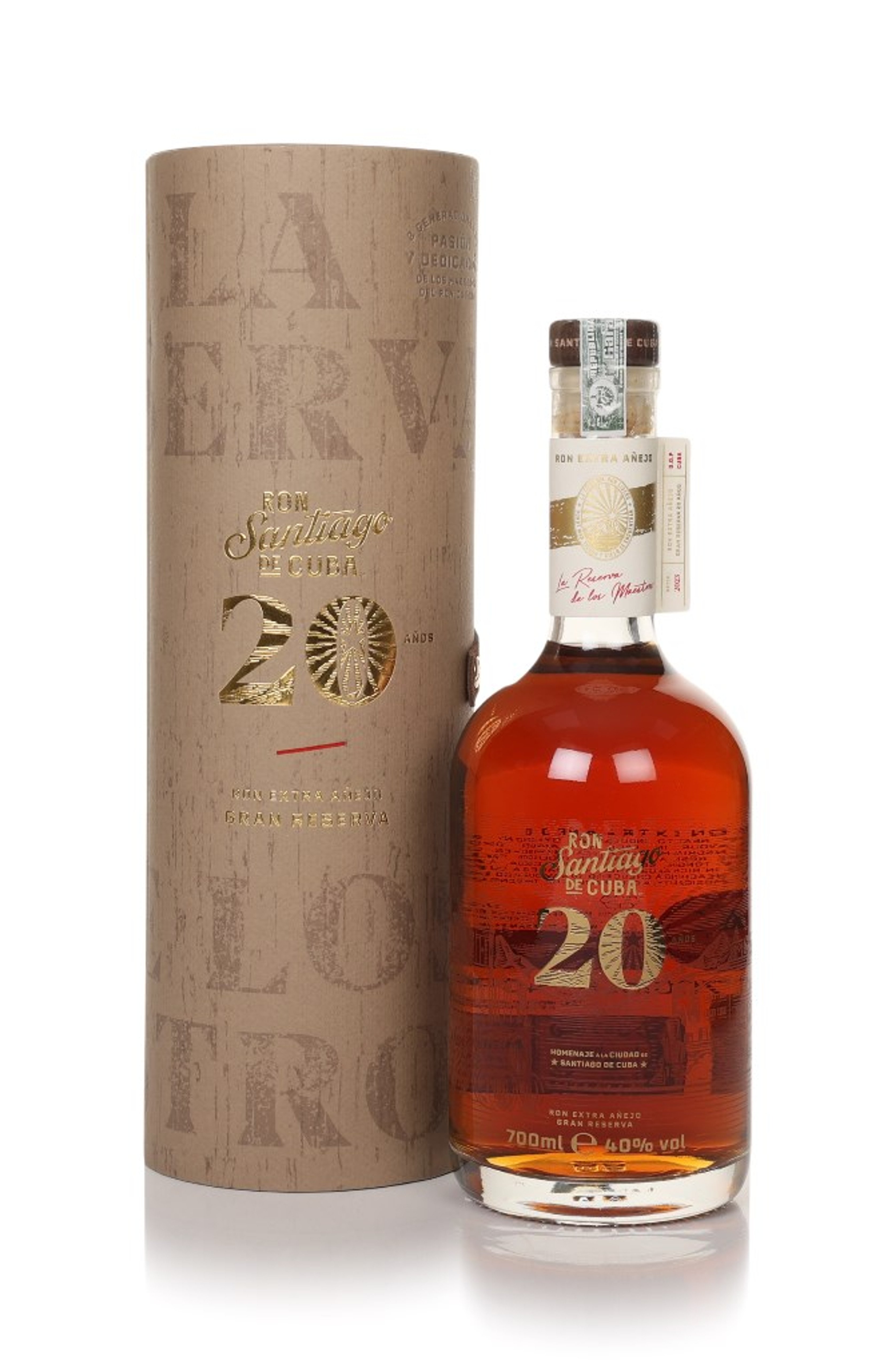 Ron Santiago de Cuba 20 Year Old Extra Añejo Gran Reserva 70cl