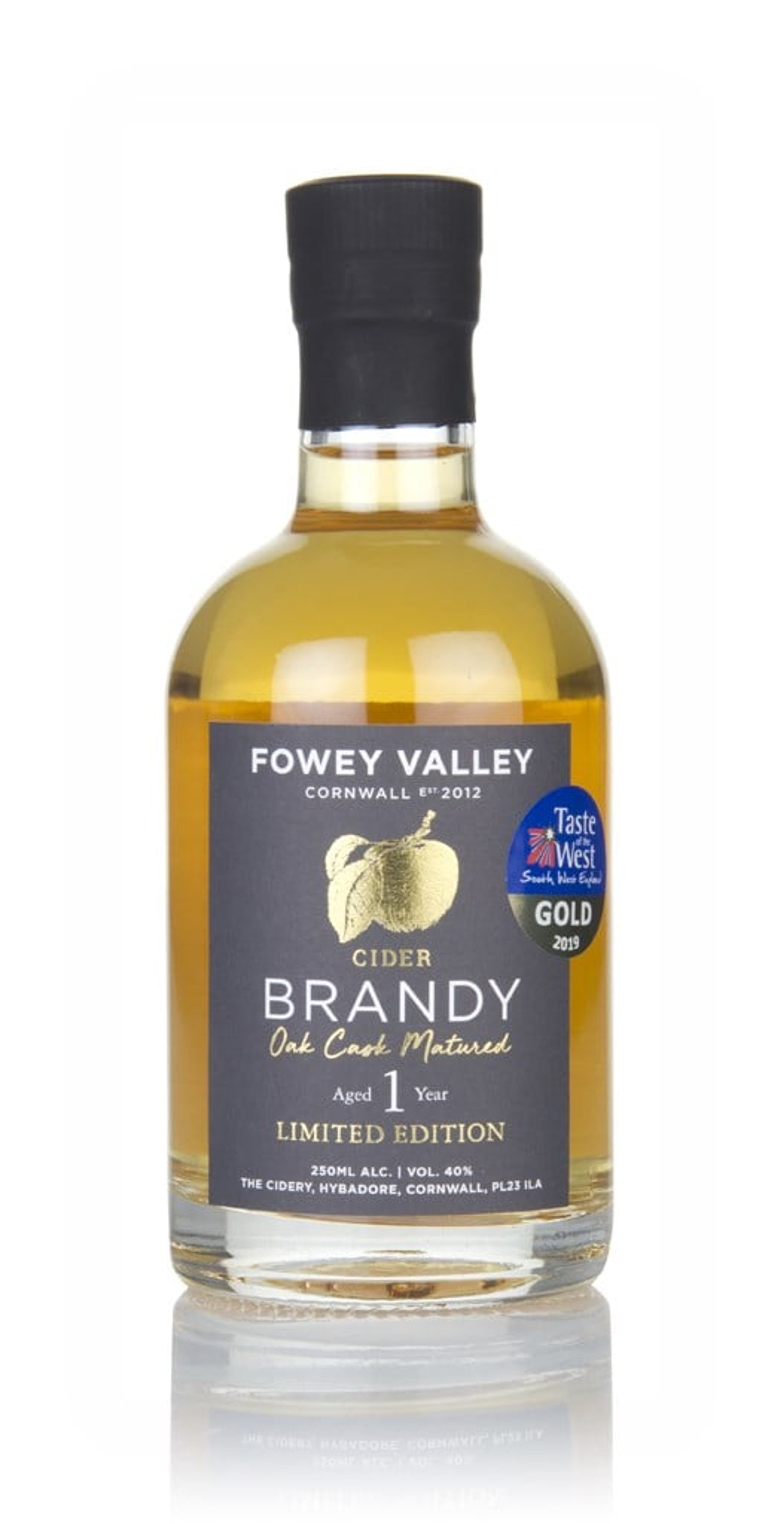 Fowey Valley 1 Year Old Cider Brandy 25cl