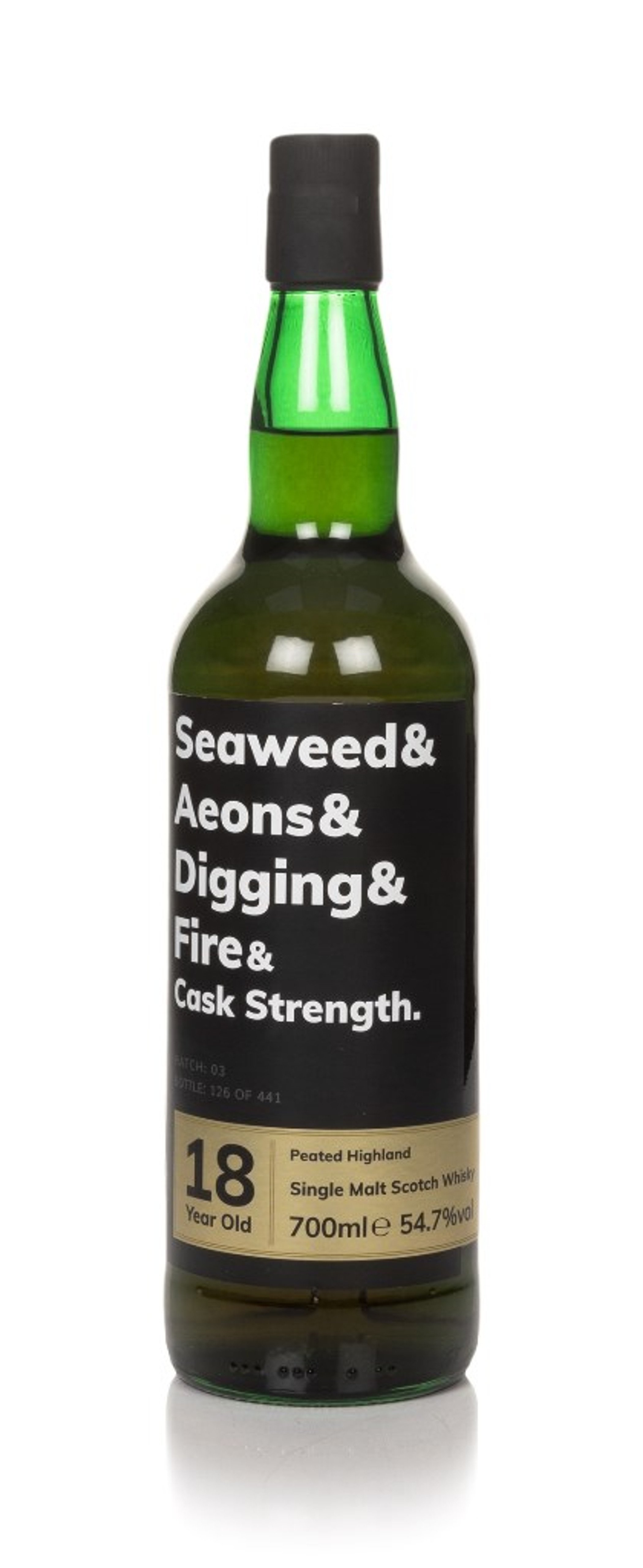 Seaweed & Aeons & Digging & Fire & Cask Strength 18 Year Old (Batch 03) 70cl