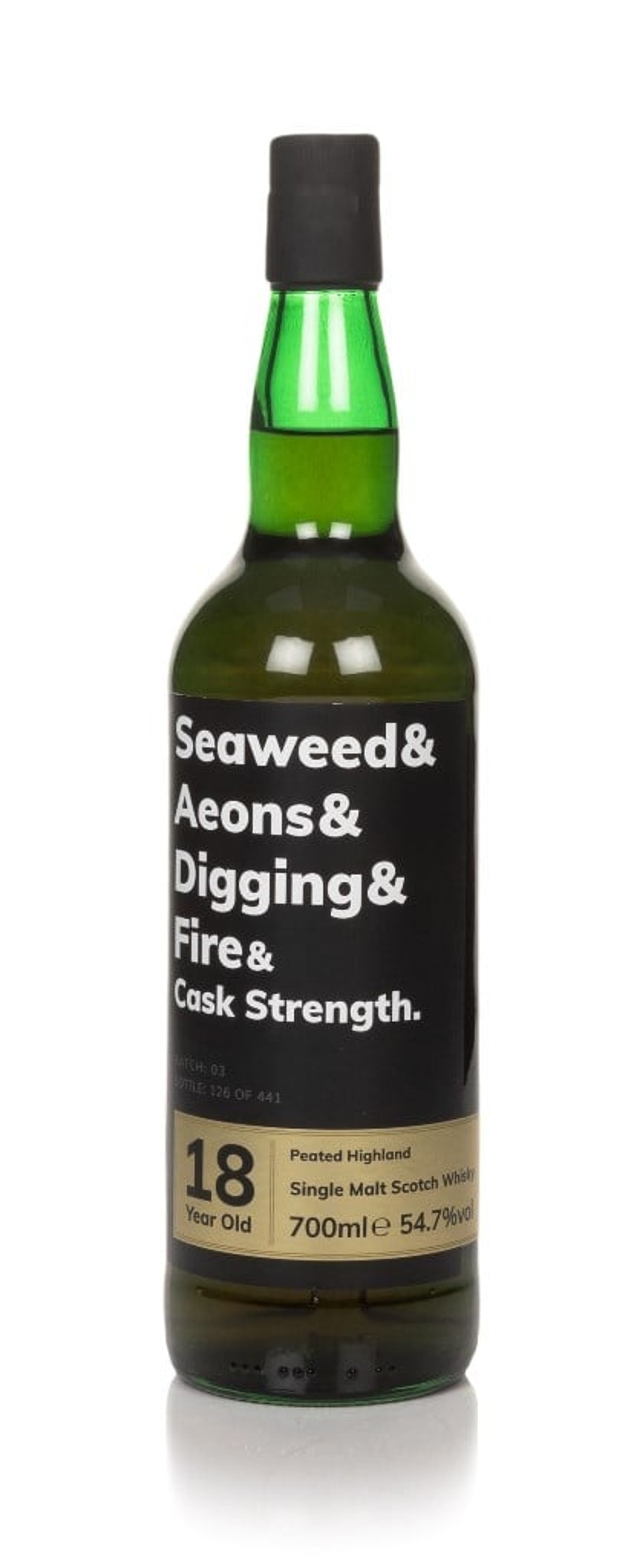 Seaweed & Aeons & Digging & Fire & Cask Strength 18 Year Old (Batch 03) 70cl