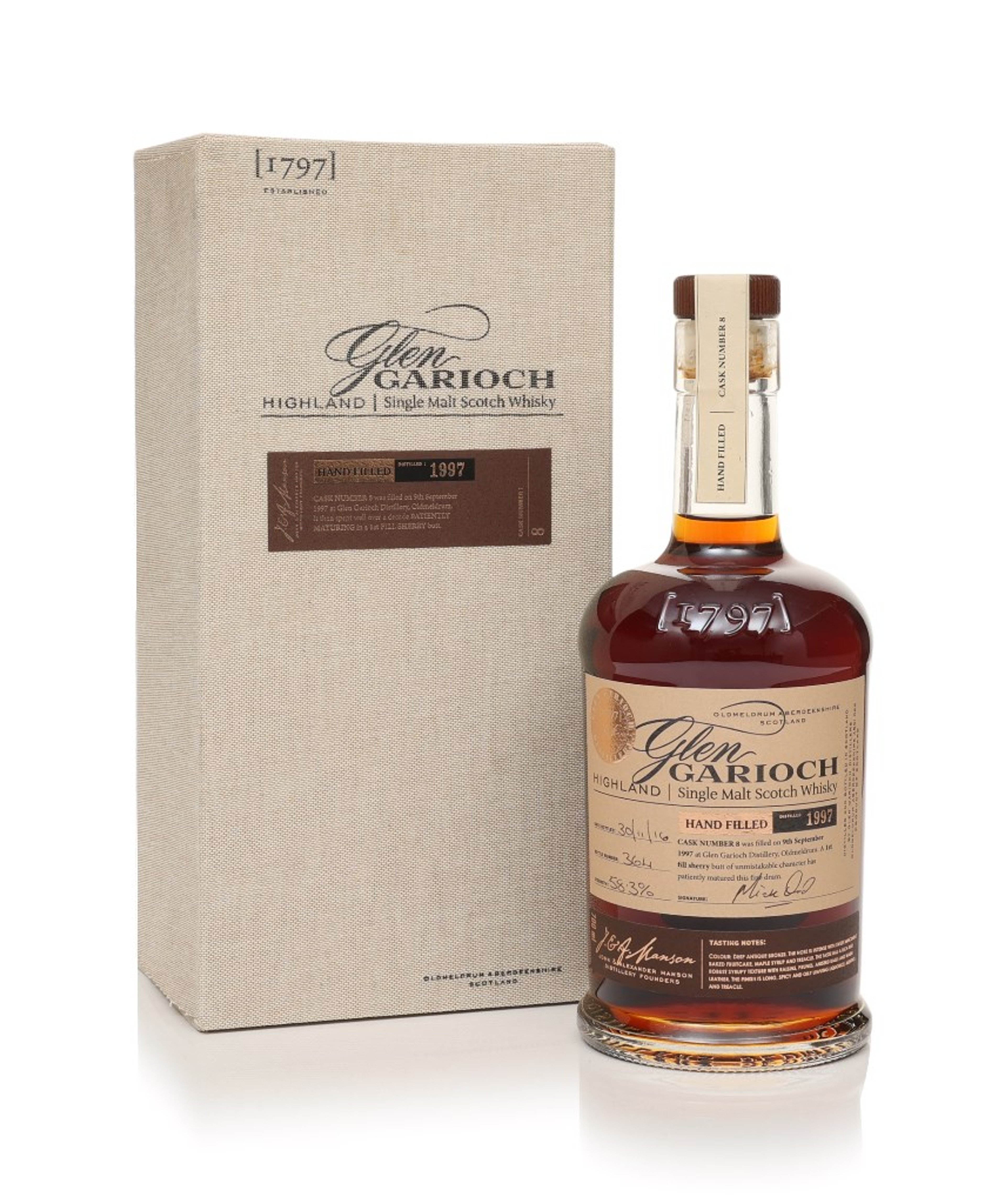 Glen Garioch 19 Year Old 1997 (cask 8) - Hand Filled 70cl