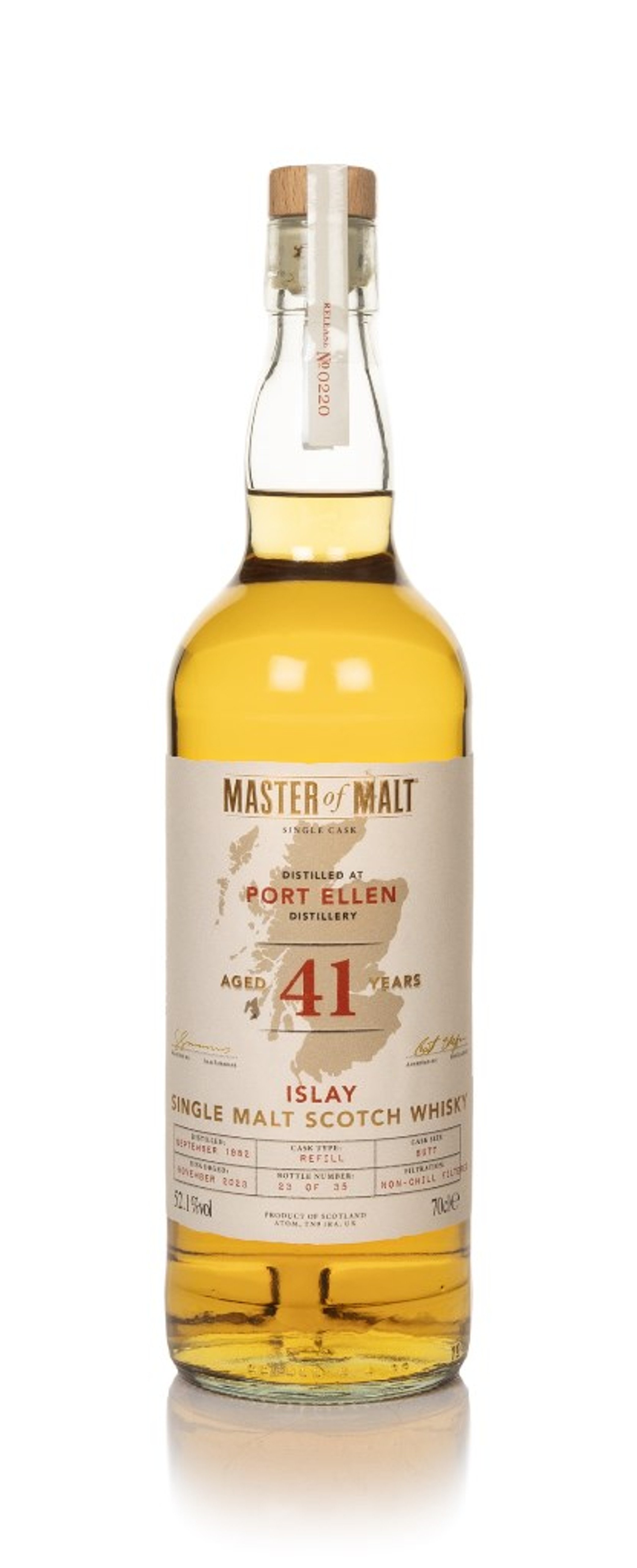 Port Ellen 41 Year Old 1982 Single Cask (Master of Malt) 70cl