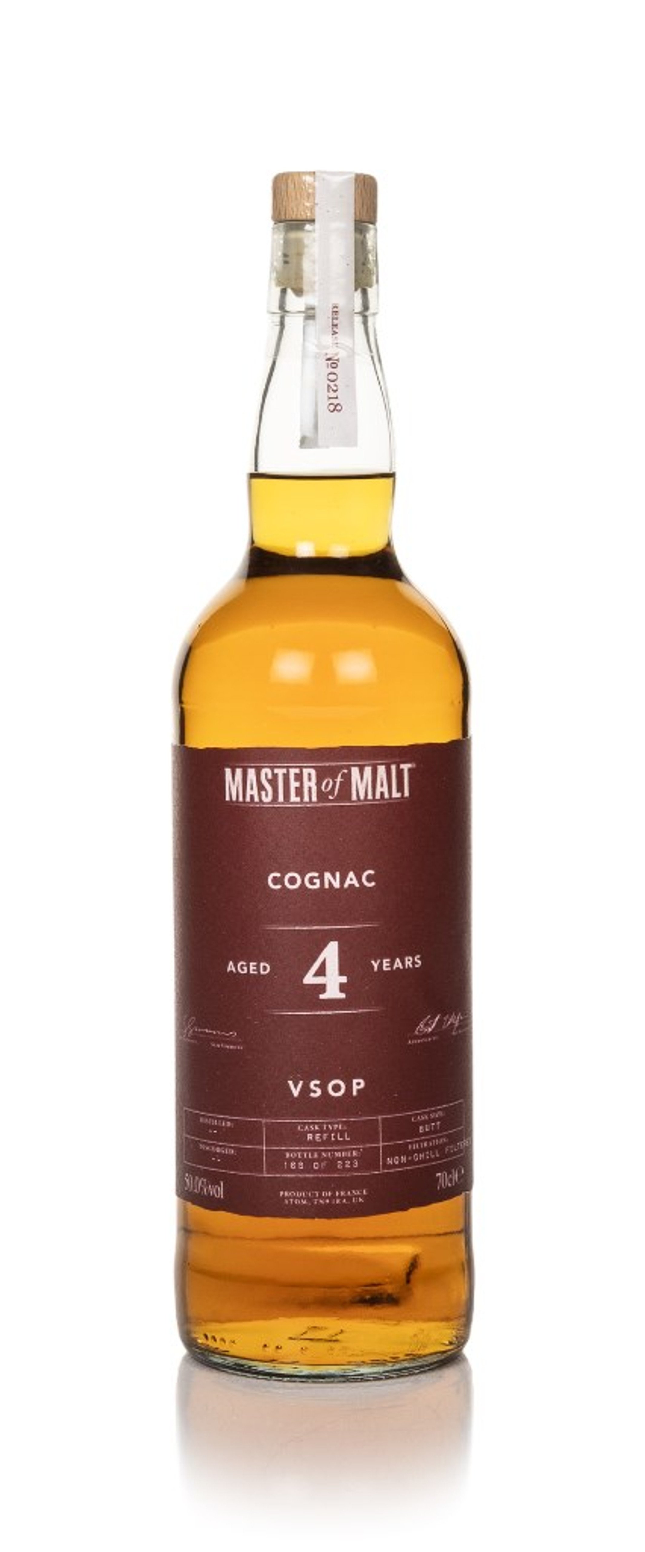 Cognac VSOP 4 Year Old (Master of Malt) 70cl