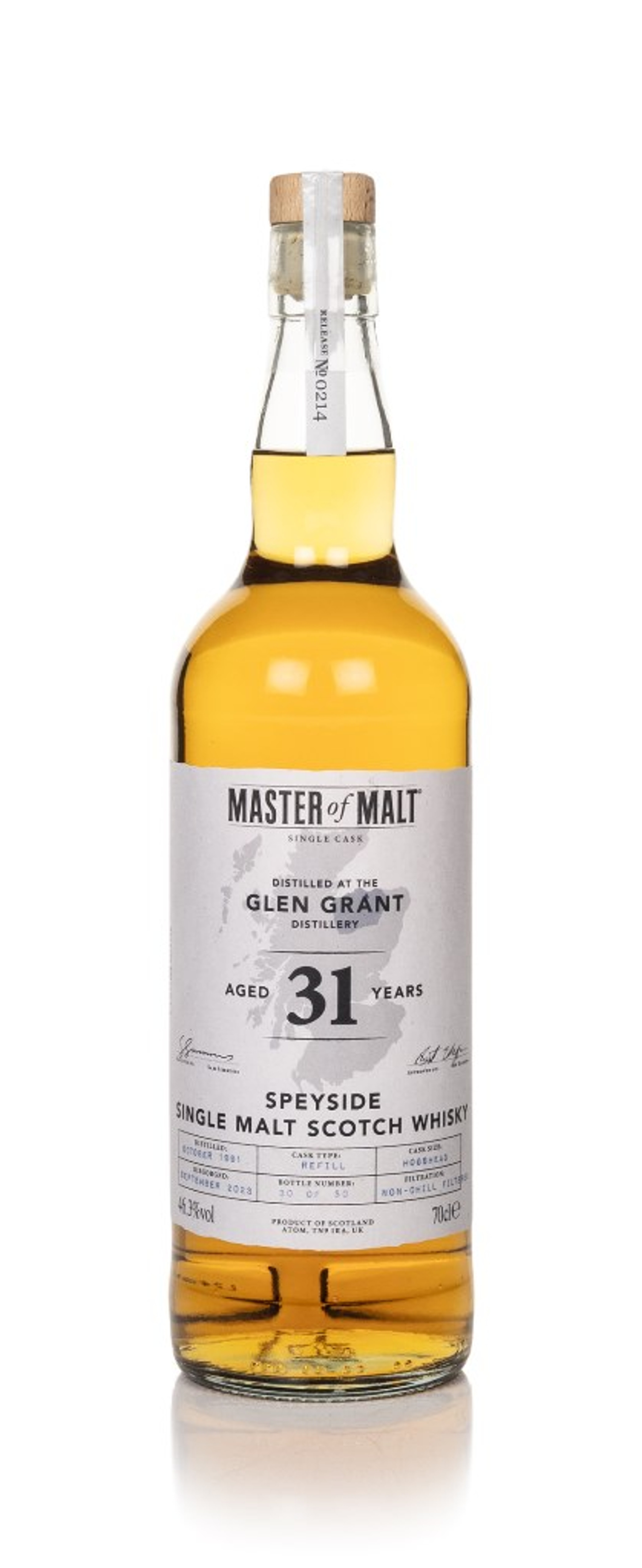 Glen Grant 31 Year Old 1991 Single Cask (Master of Malt) 70cl
