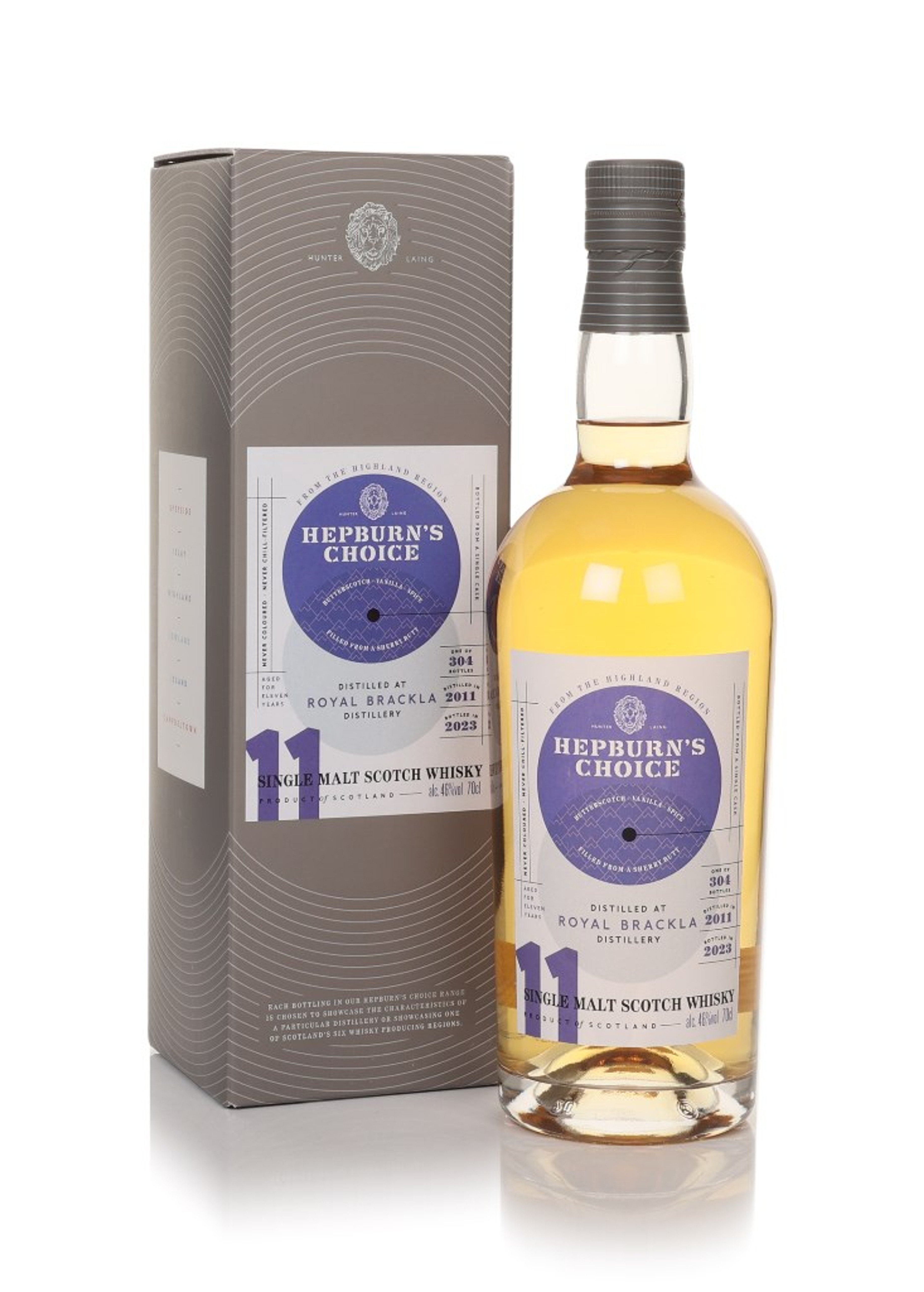 Royal Brackla 11 Year Old 2011 - Hepburn's Choice (Langside) 70cl