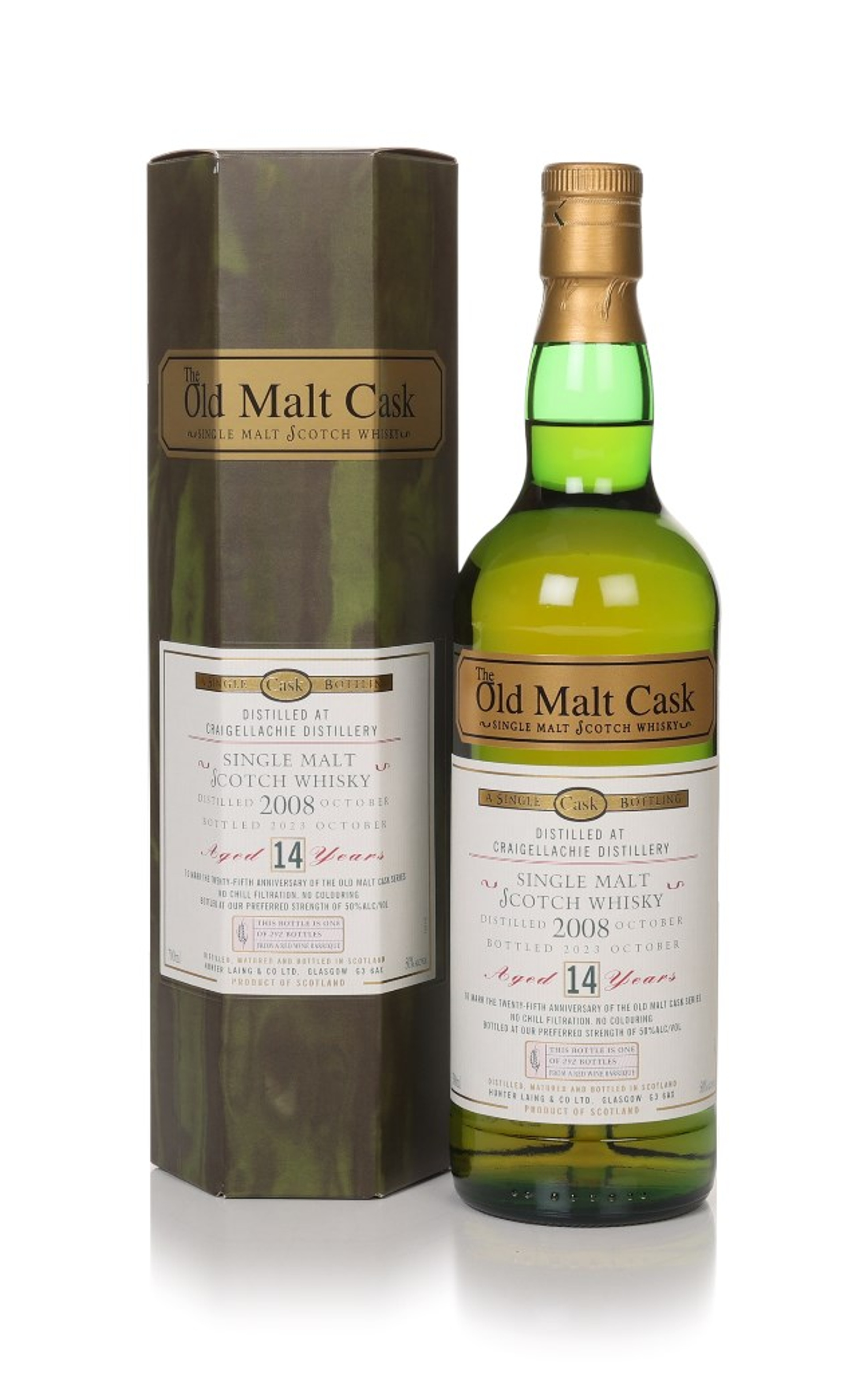Craigellachie 14 Year Old 2008 - Old Malt Cask 25th Anniversary (Hunter Laing) 70cl