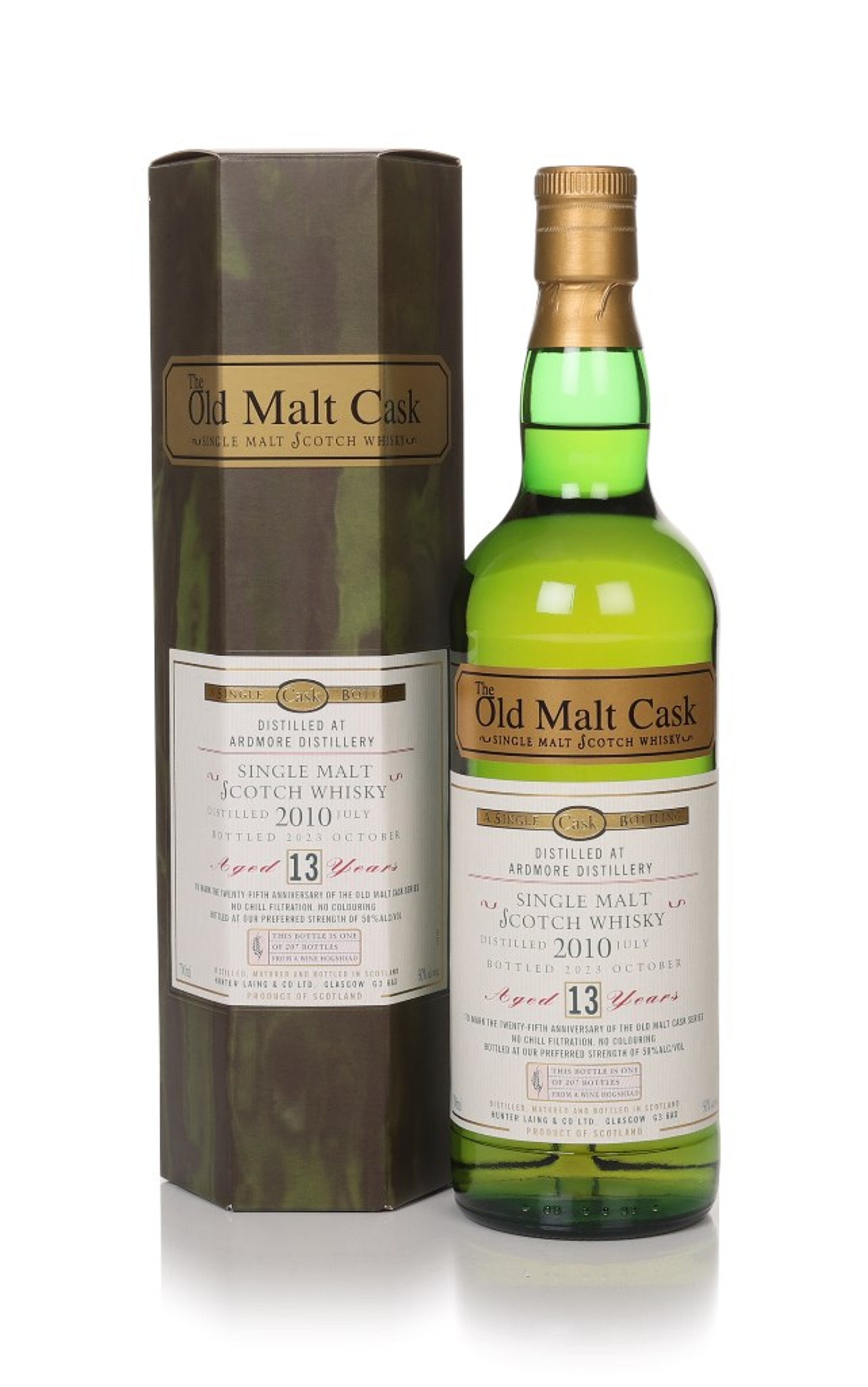 Ardmore 13 Year Old 2010 - Old Malt Cask 25th Anniversary (Hunter Laing) 70cl