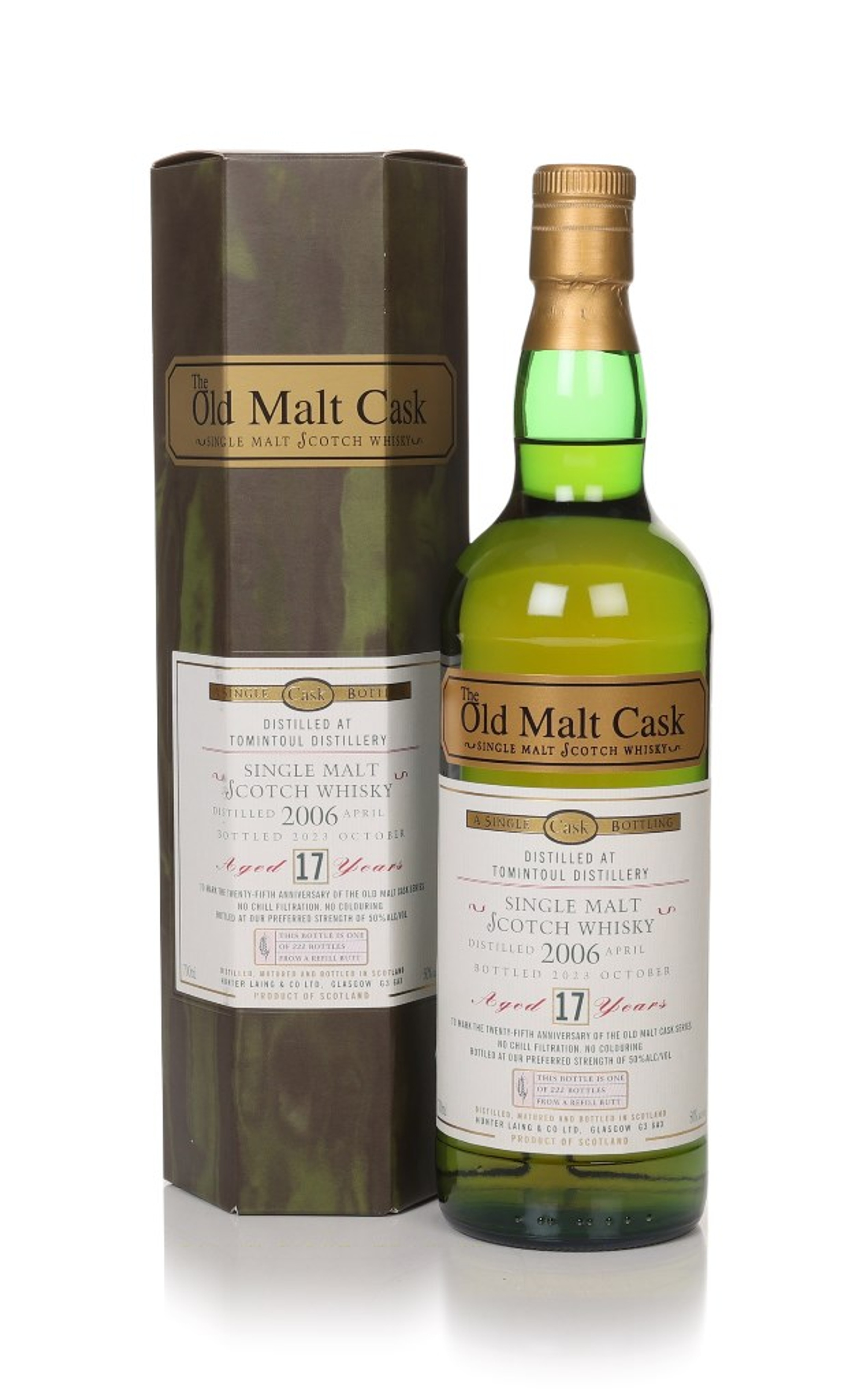 Tomintoul 17 Year Old 2006 - Old Malt Cask 25th Anniversary (Hunter Laing) 70cl