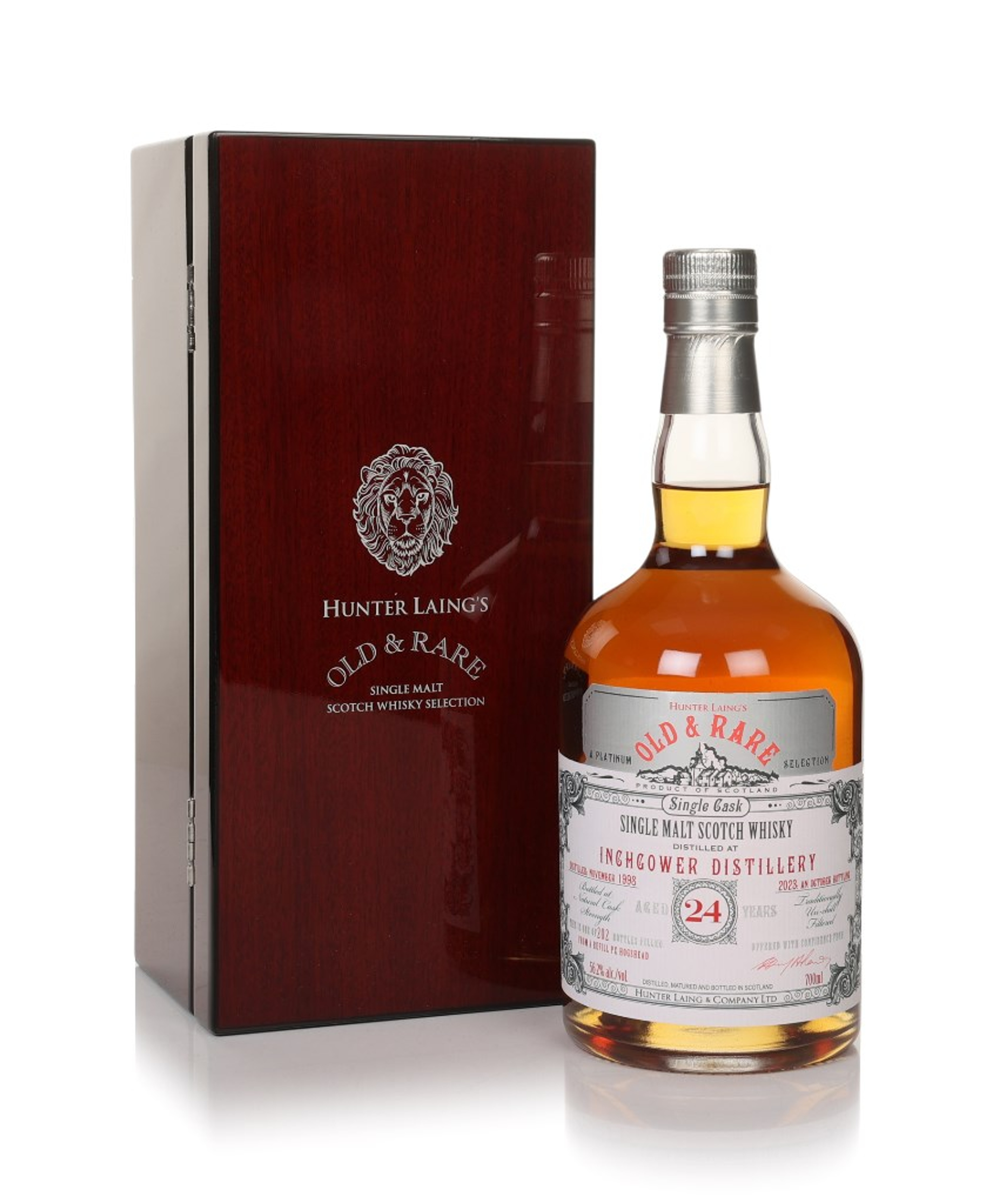 Inchgower 24 Year Old 1998 - Old & Rare Platinum (Hunter Laing) 70cl