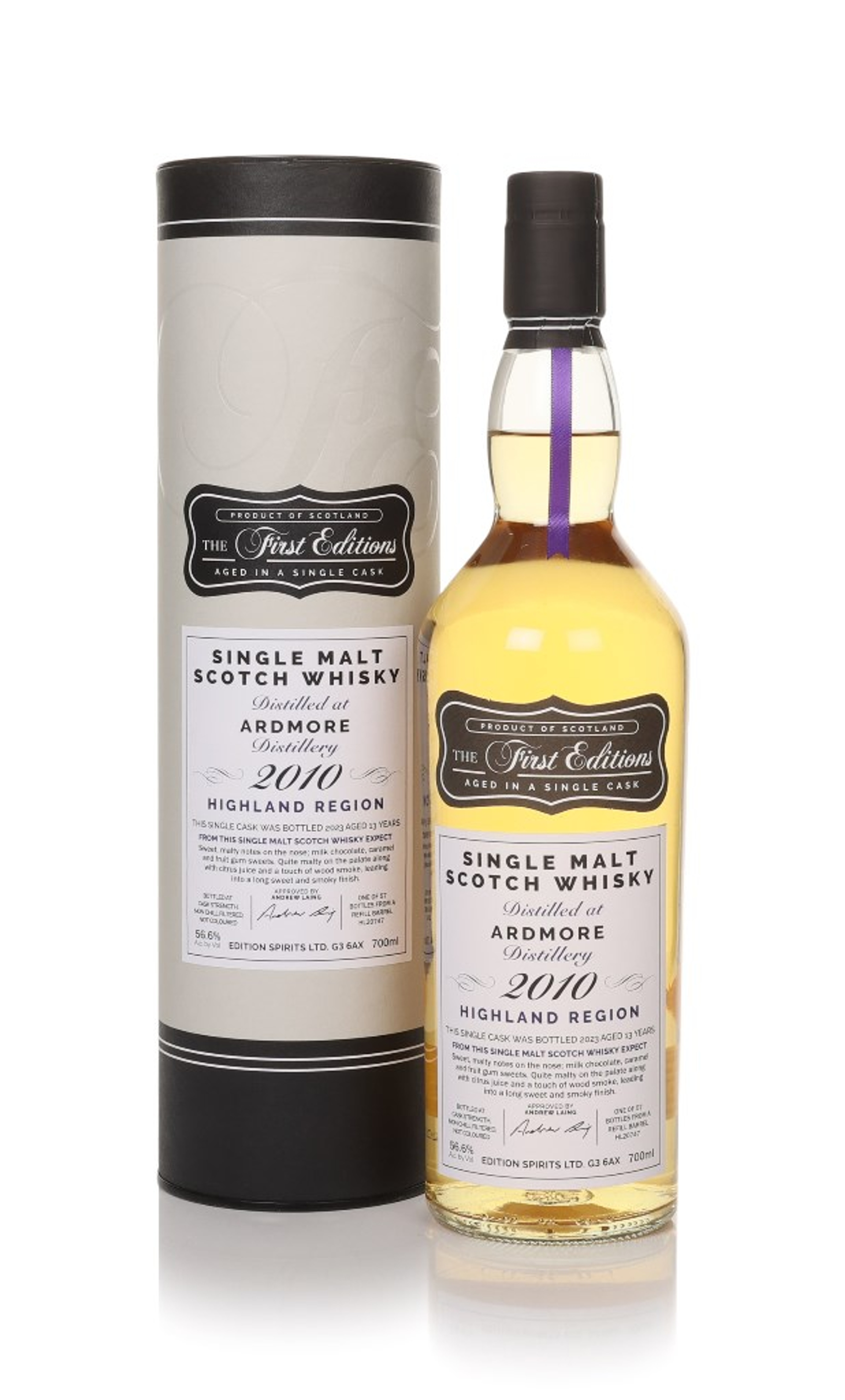 Ardmore 13 Year Old 2010 (cask 20747) - The First Editions (Hunter Laing) 70cl