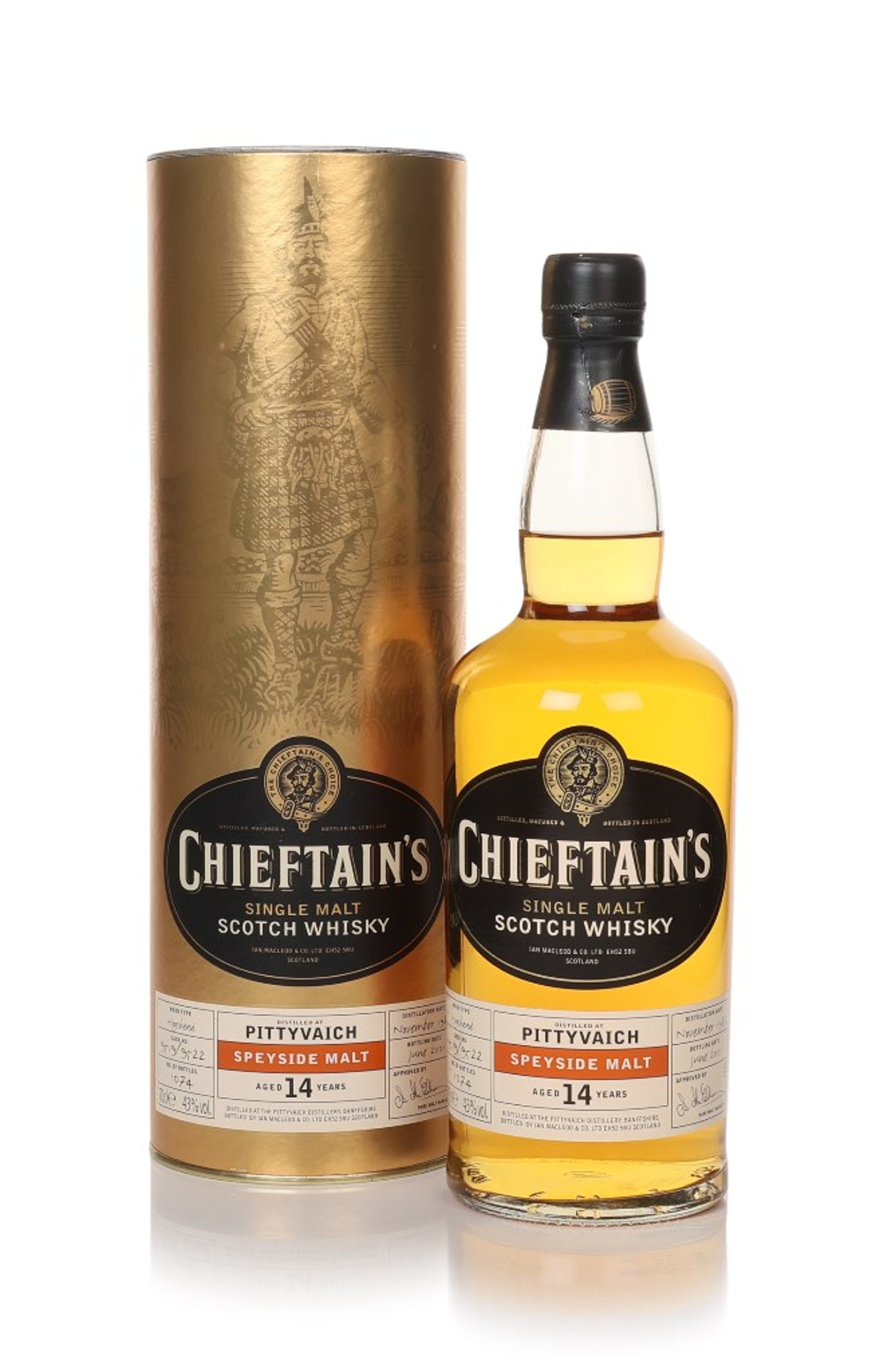 Pittyvaich 14 Year Old 1986 (casks 9519 & 9522) - Chieftain's (Ian MacLeod) 70cl