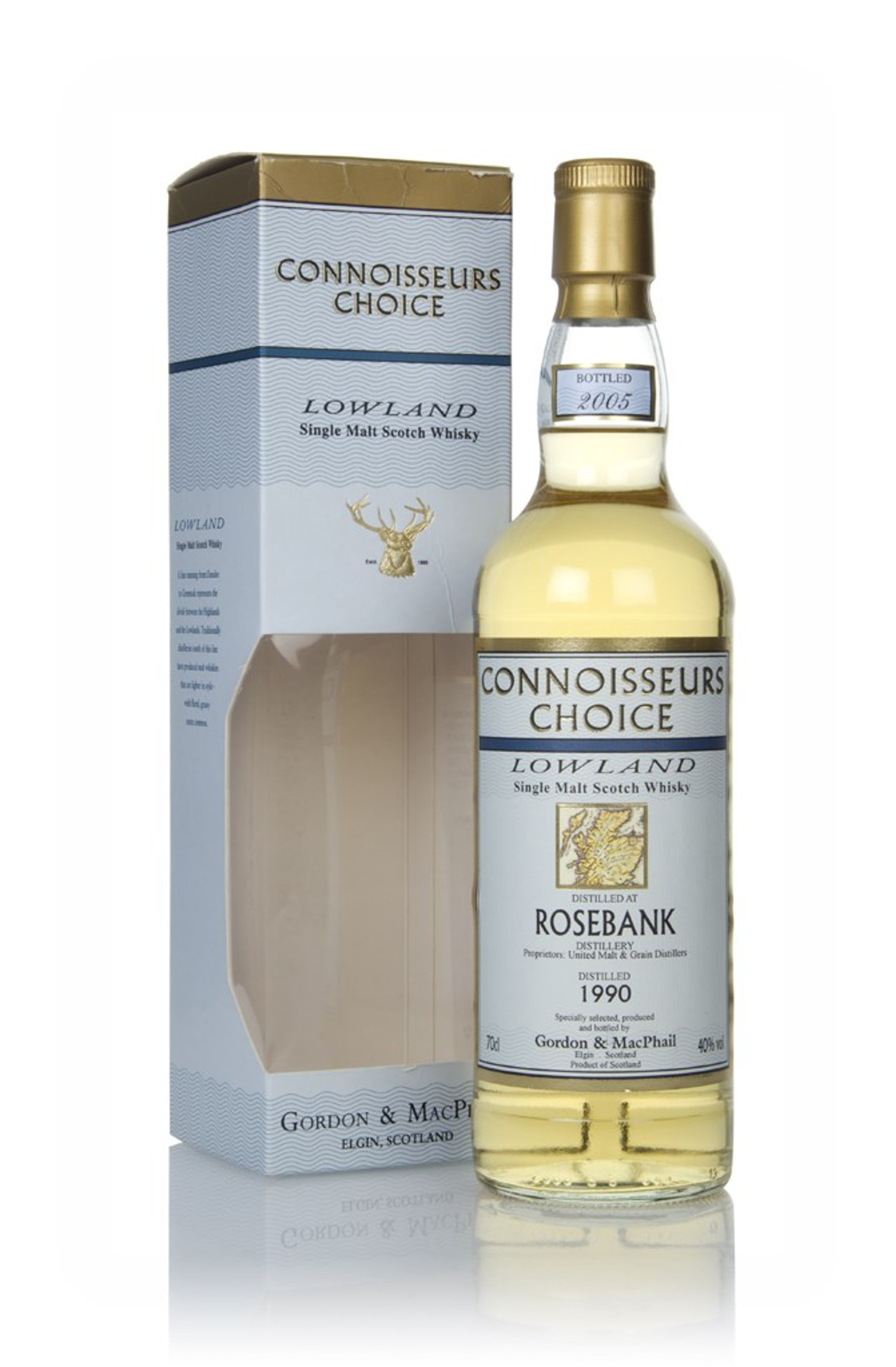 Rosebank 1990 (bottled 2005) - Connoisseurs Choice (Gordon & MacPhail) 70cl